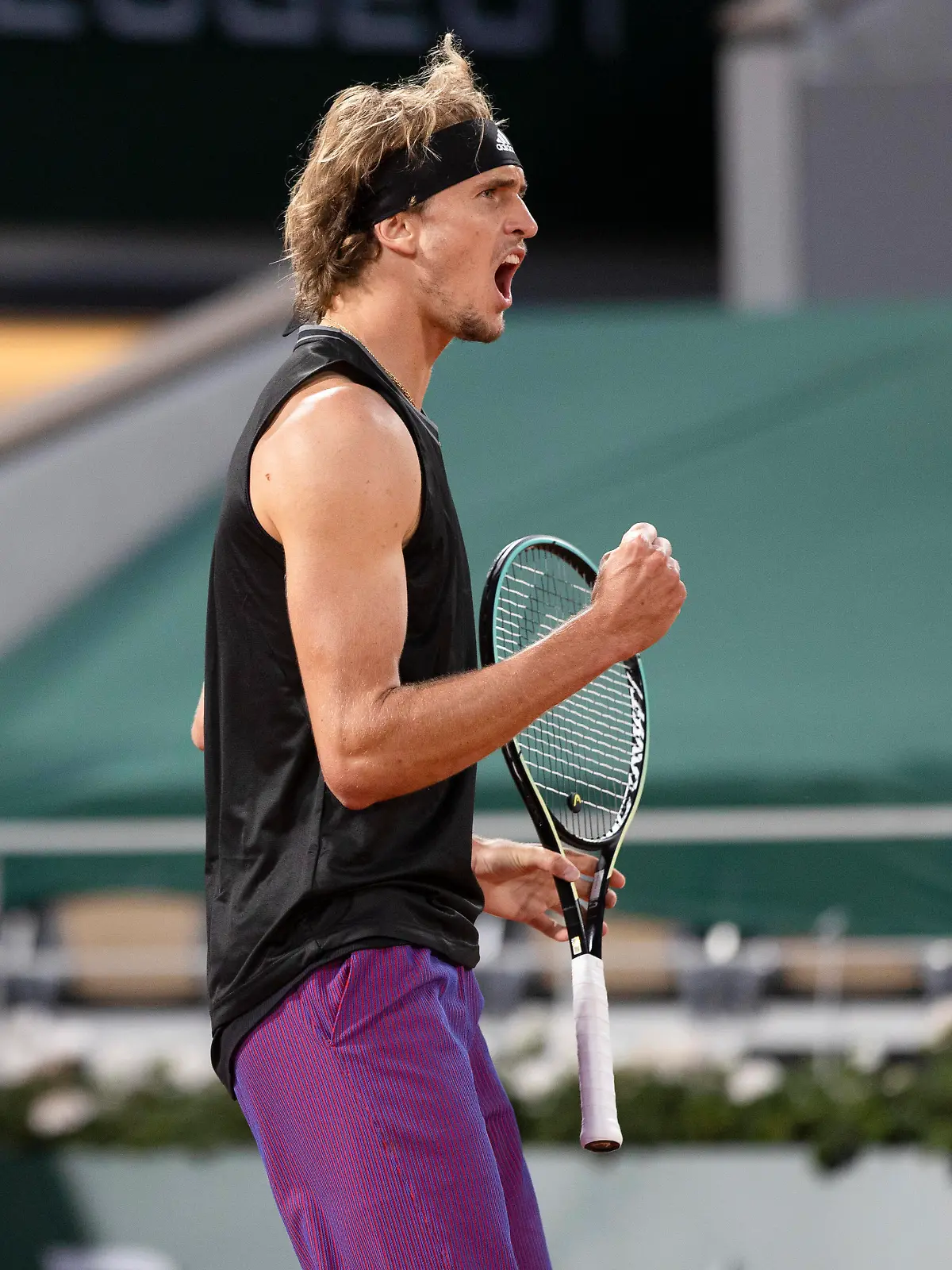 Alexander Zverev GER macht die Faust und jubelt, Jubel, Freude, Emotion *** Alexander Zverev GER makes fist and cheers, joy, emotion Copyright: xJuergenxHasenkopfx 
