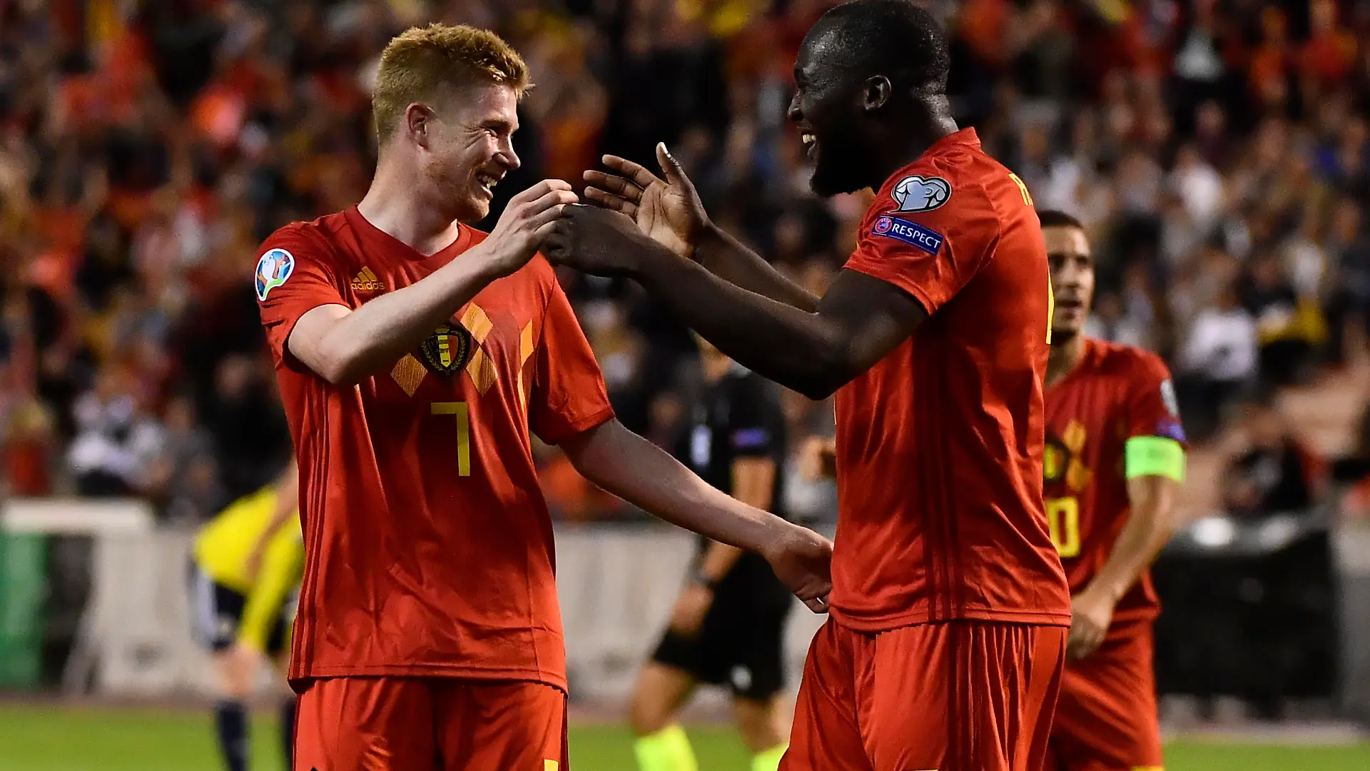 Kevin De Bruyne und Romelu Lukaku