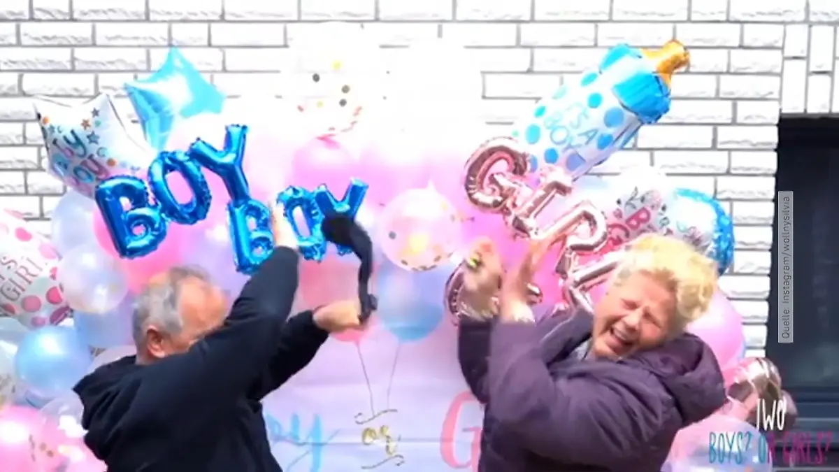Die Wollnys enthüllen die Zwillings-Geschlechter Fail beim Gender Reveal