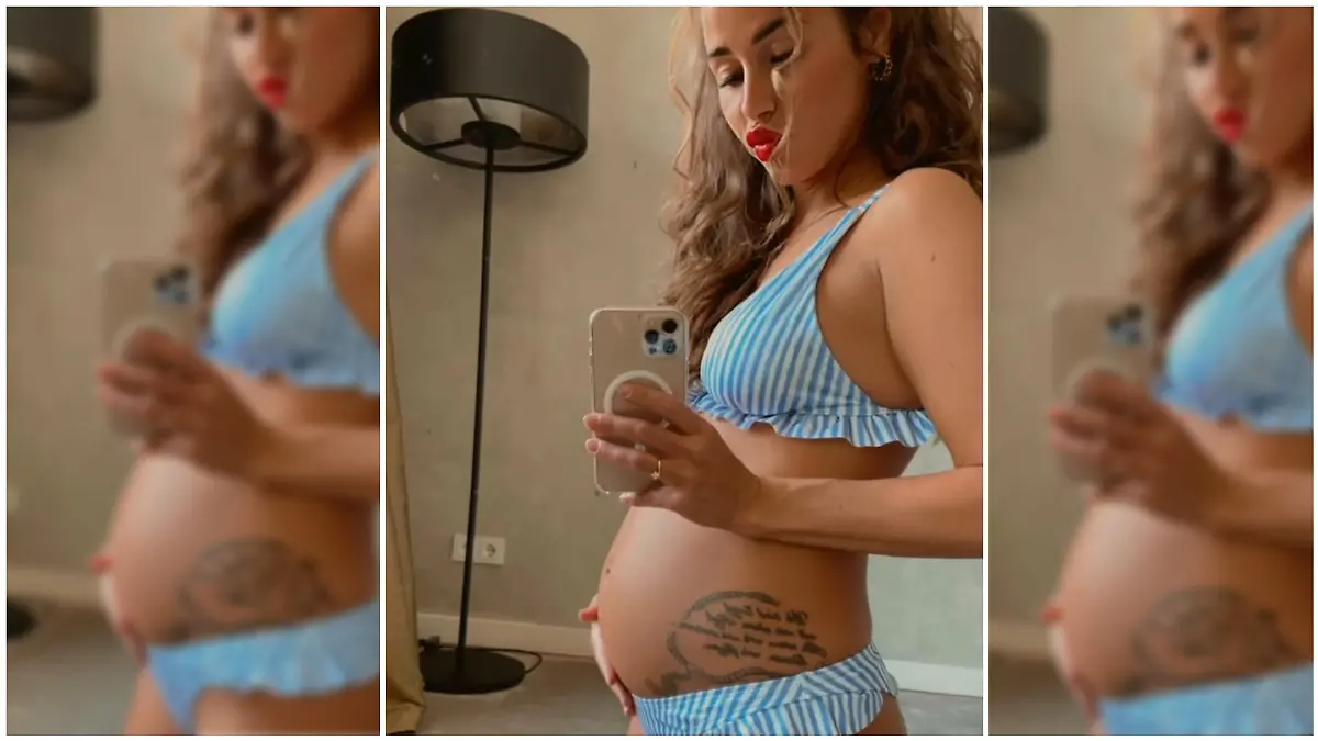 Sarah Engels zeigt ihren Babybauch