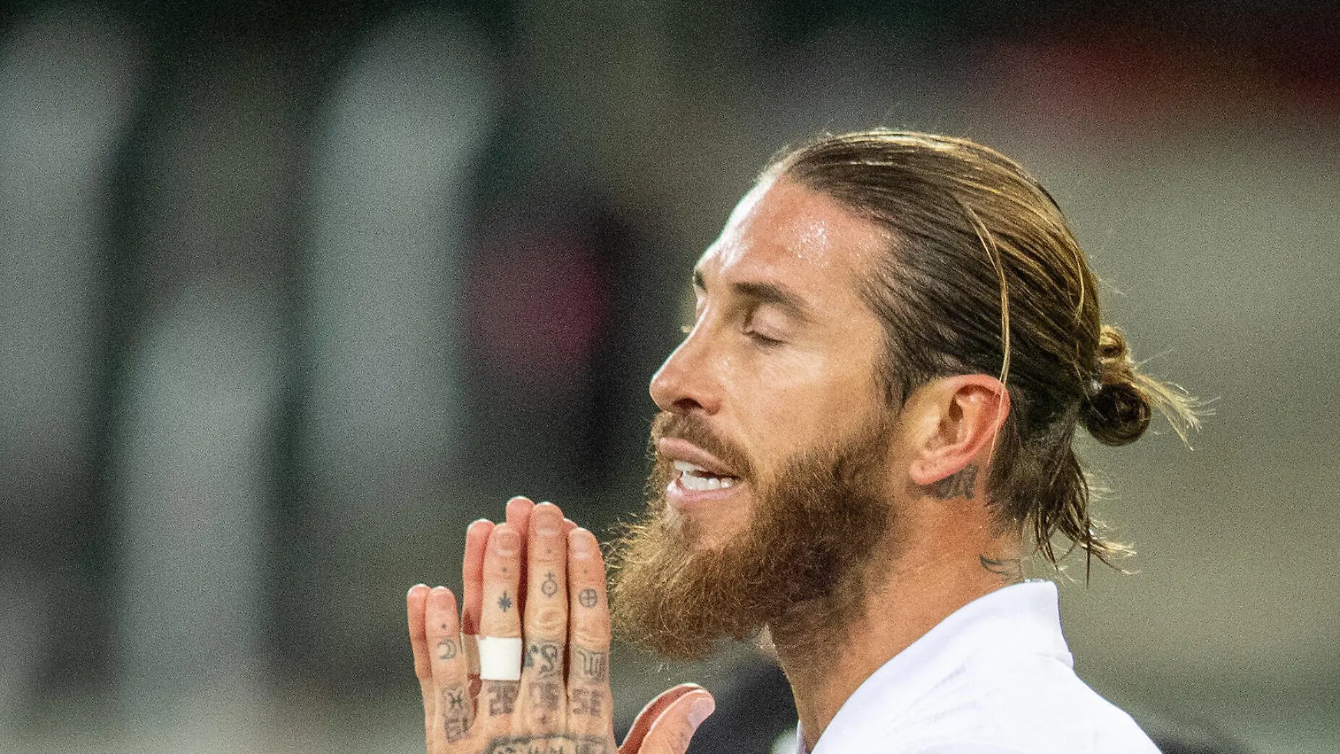Sergio Ramos Real Borussia Mönchengladbach - Real Madrid 27.10.2020, Fussball Champions, League, UEFA, 1. Bundesliga, Saison 2020/21 Foto: Moritz Müller *** Sergio Ramos Real Borussia Mönchengladbach Real Madrid 27 10 2020, Football Champions, League, UEFA, 1 Bundesliga, Season 2020 21 Photo Moritz Müller