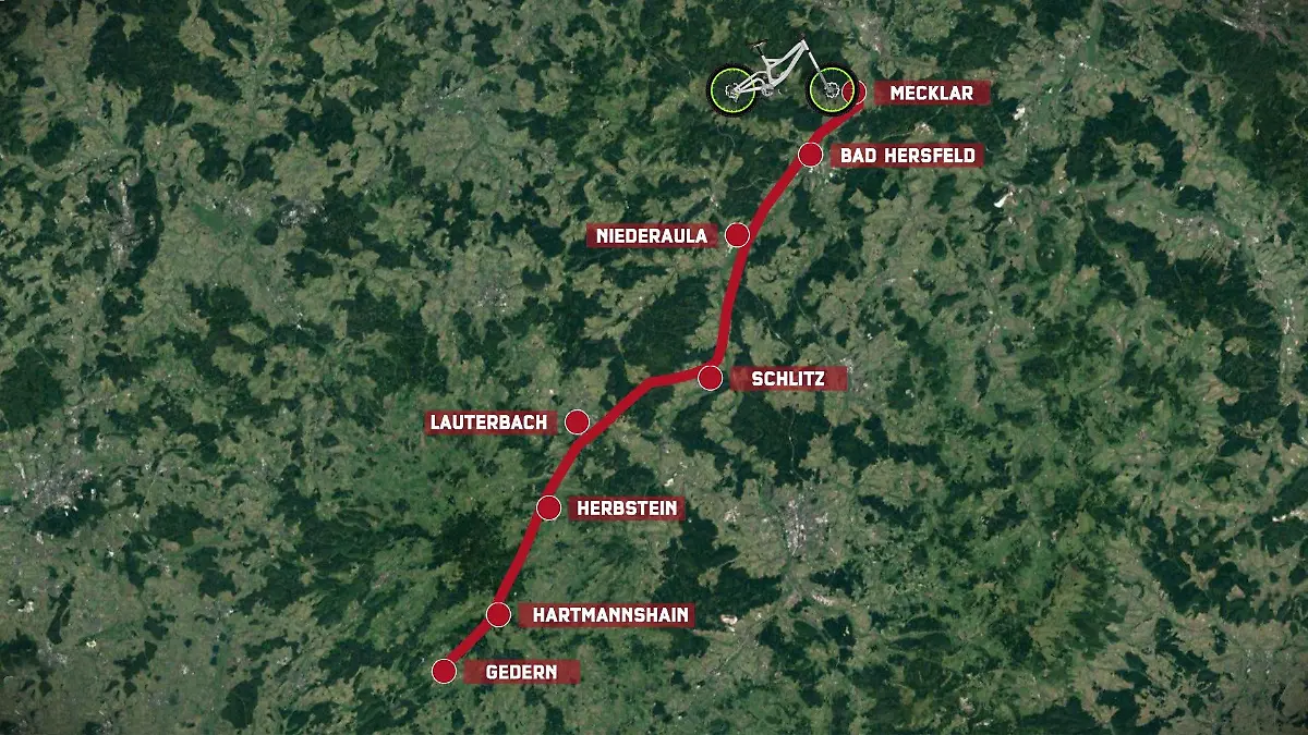 Route von Reporter Cord Eickhoff
