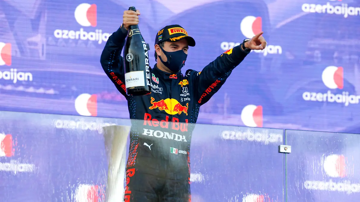 11 Sergio Perez MEX, Red Bull Racing, F1 Grand Prix of Azerbaijan at Baku City Circuit on June 6, 2021 in Baku, Azerbaijan. Photo by HOCH ZWEI Baku Azerbaijan *** 11 Sergio Perez MEX, Red Bull Racing , F1 Grand Prix of Azerbaijan at Baku City Circuit on June 6, 2021 in Baku, Azerbaijan Photo by HOCH ZWEI Baku Azerbaijan