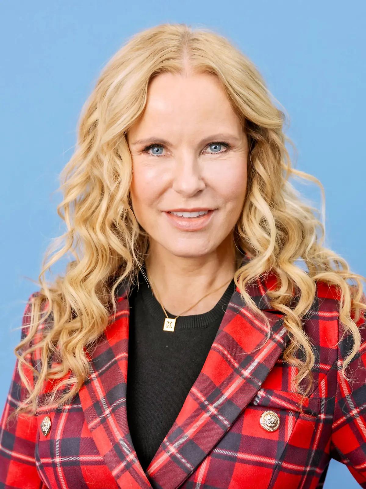 MDR - Riverboat. Moderatorin Katja Burkard anläßlich der Aufzeichnung der MDR - Talkshow Riverboat am 30.10.2019 im Studio 3 der Mediacity Leipzig. 20191030SFL0101 *** MDR Riverboat presenter Katja Burkard on the occasion of the recording of the MDR talk show Riverboat on 30 10 2019 at Studio 3 of Mediacity Leipzig 20191030SFL0101 