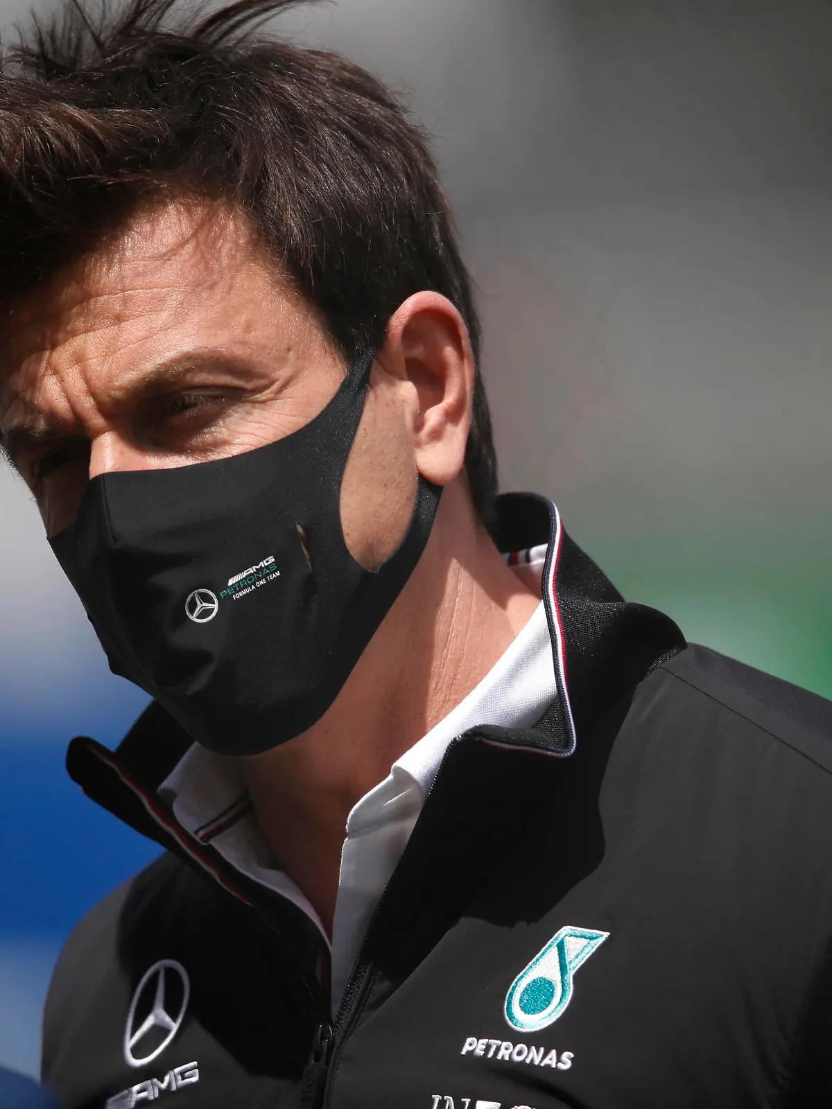 Formula 1 2021: Portuguese GP ALGARVE INTERNATIONAL CIRCUIT, PORTUGAL - MAY 02: Toto Wolff, Team Principal and CEO, Mercedes AMG during the Portuguese GP at Algarve International Circuit on Sunday May 02, 2021 in Portimao, Portugal. Photo by Zak Mauger / LAT Images Images PUBLICATIONxINxGERxSUIxAUTxHUNxONLY GP2103_133523_56I4375 