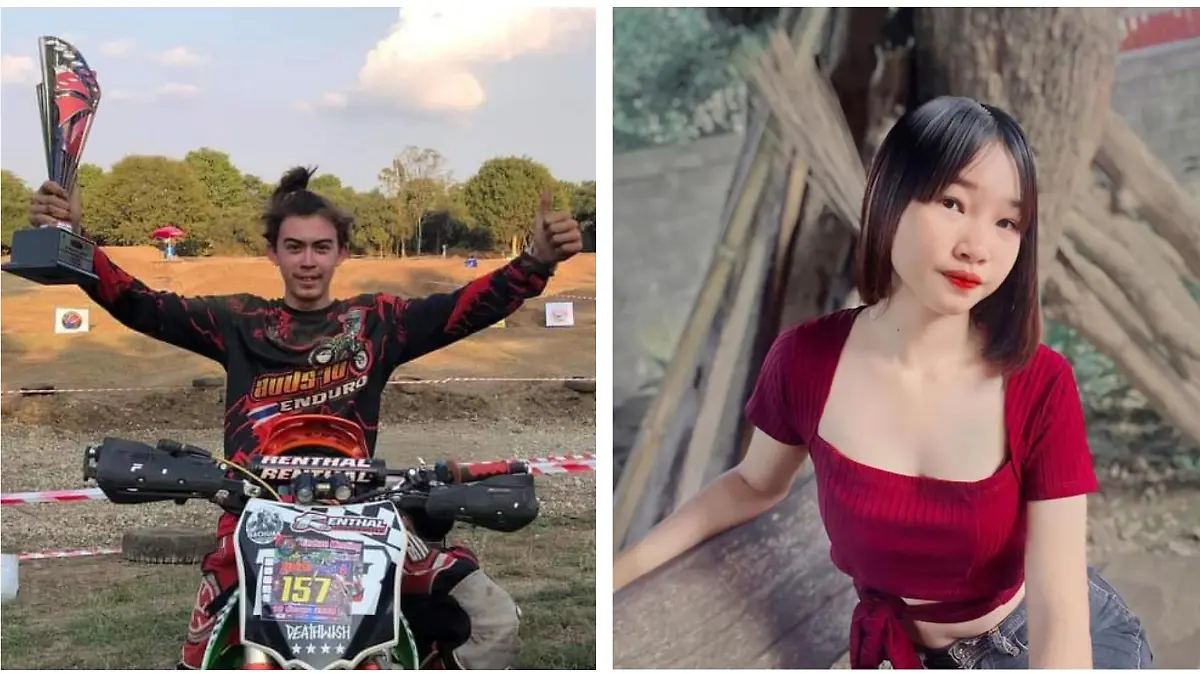 Die thailändische Polizei suchte nach Yam (rechts), fand aber die Leiche von Ben Taota.