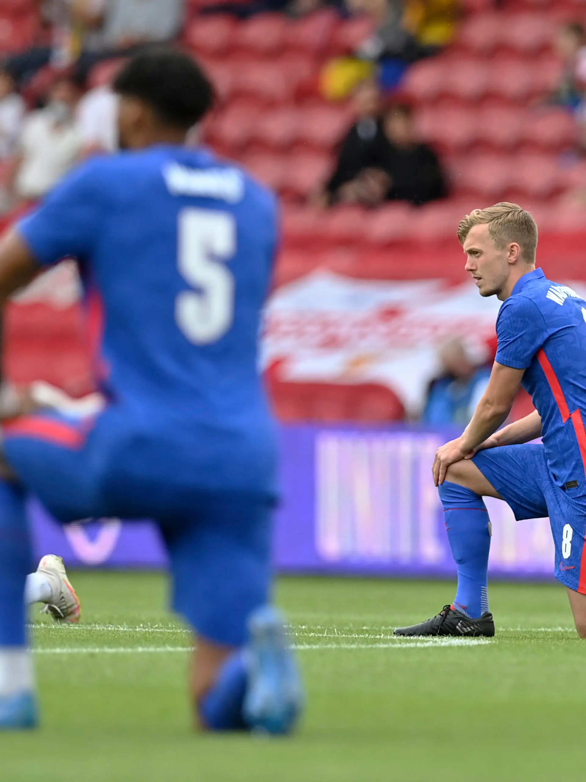 Testspiel England gegen Rumänien