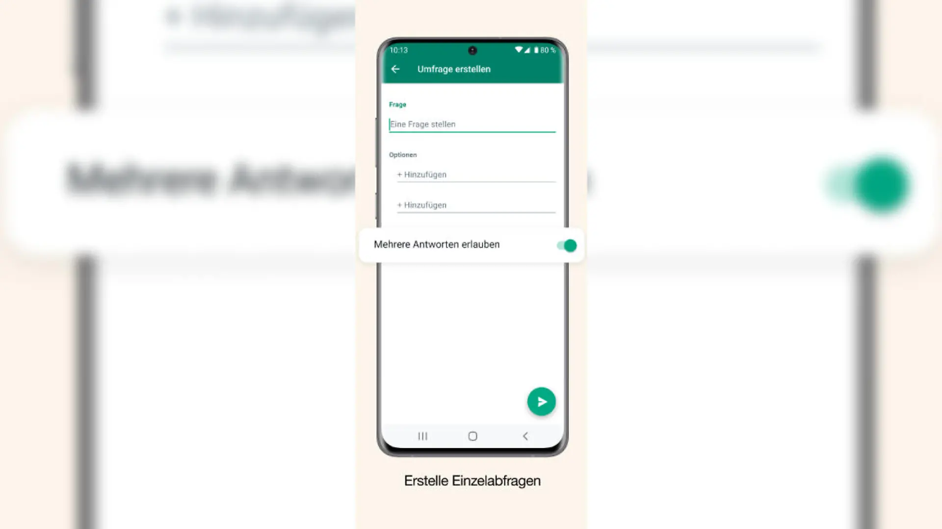 Neuerung bei WhatsApp-Umfragen