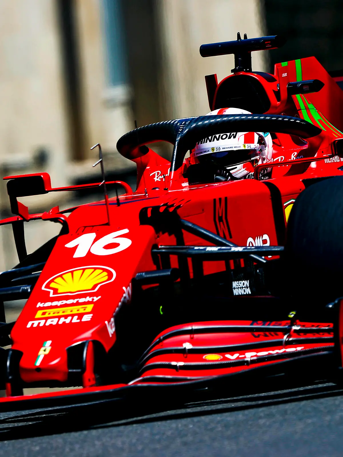 Formula 1 2021: Azerbaijan GP BAKU CITY CIRCUIT, AZERBAIJAN - JUNE 05: Charles Leclerc, Ferrari SF21 during the Azerbaijan GP at Baku City Circuit on Saturday June 05, 2021 in Baku, Azerbaijan. Photo by Andy Hone / LAT Images Images PUBLICATIONxINxGERxSUIxAUTxHUNxONLY GP2106_091630_ONY1289 