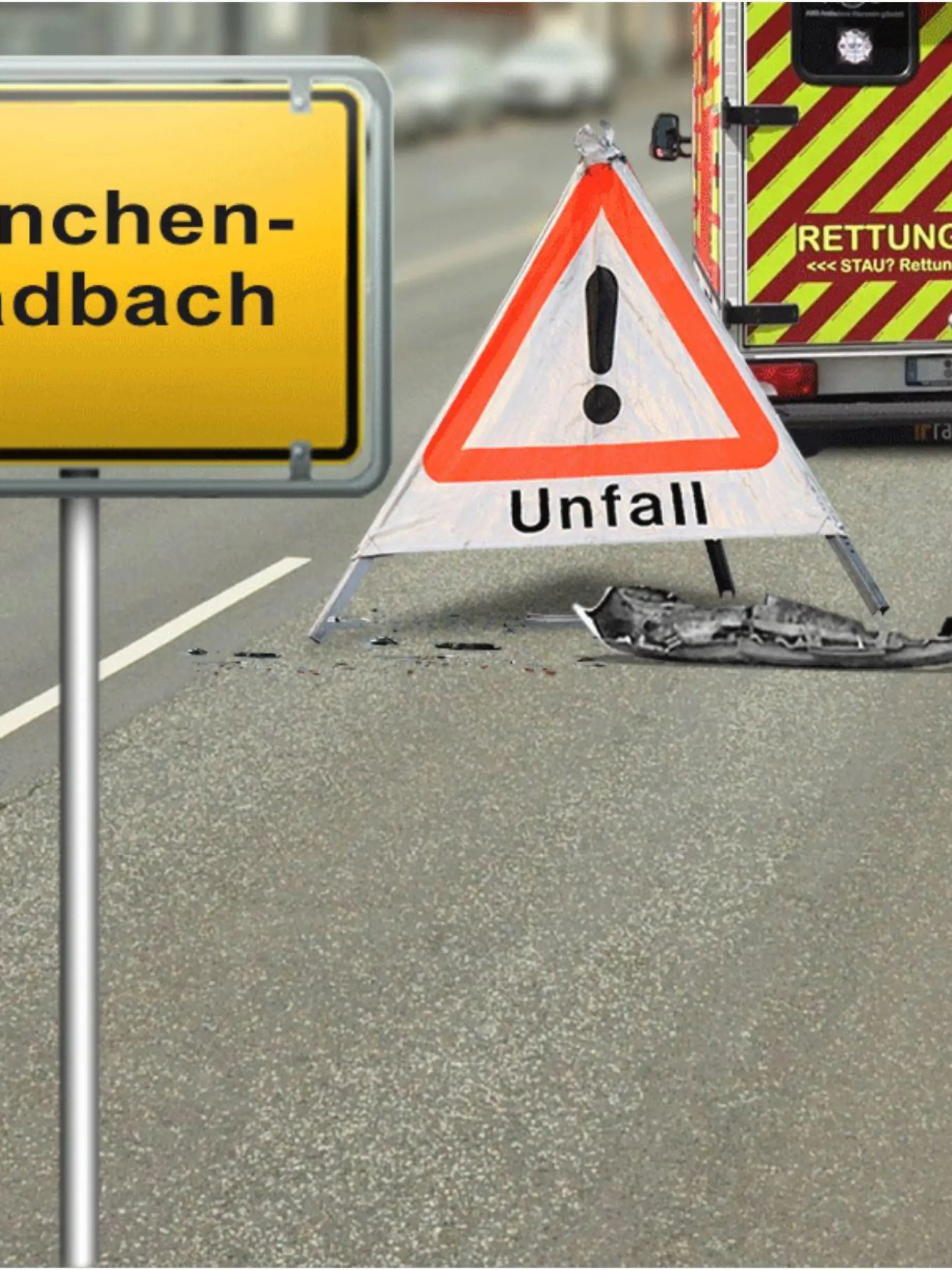 Schwerer Unfall in Mönchengladbach