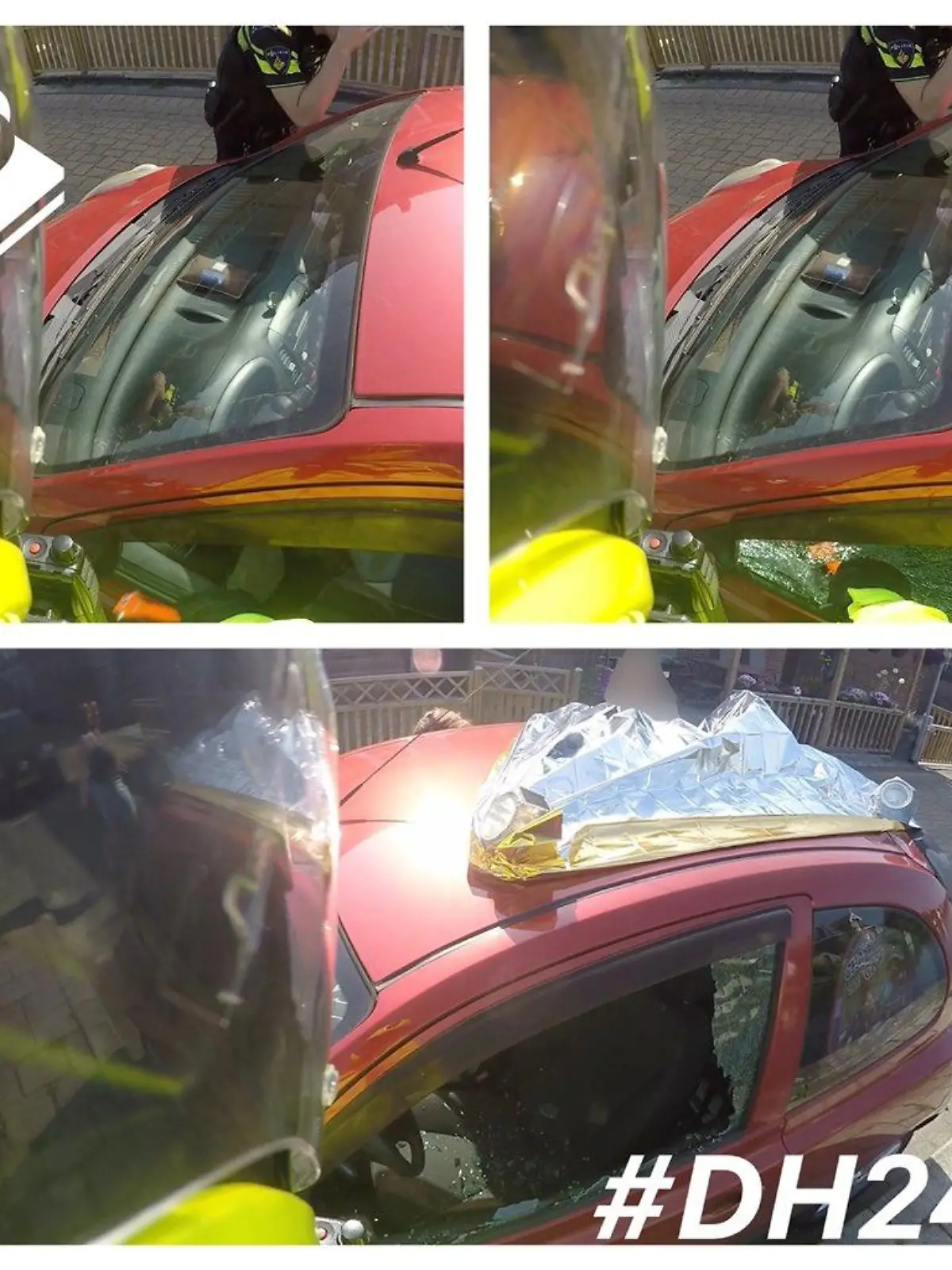 Polizei befreit Kind aus Auto