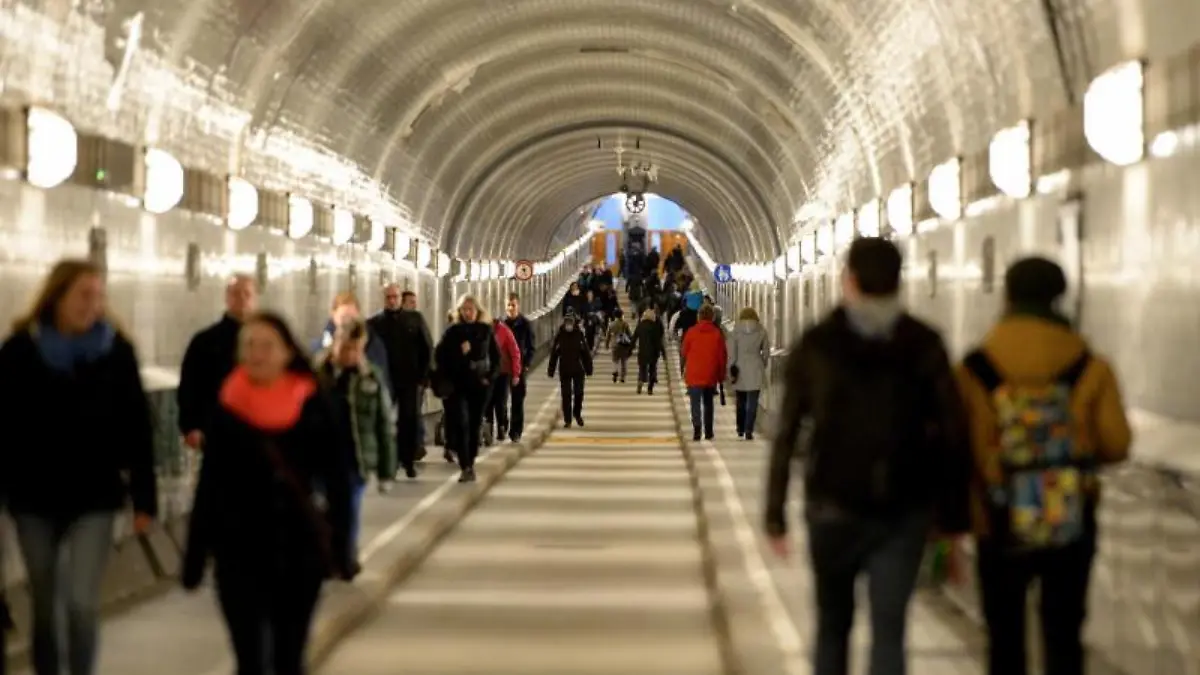 Alter Elbtunnel in Hamburg