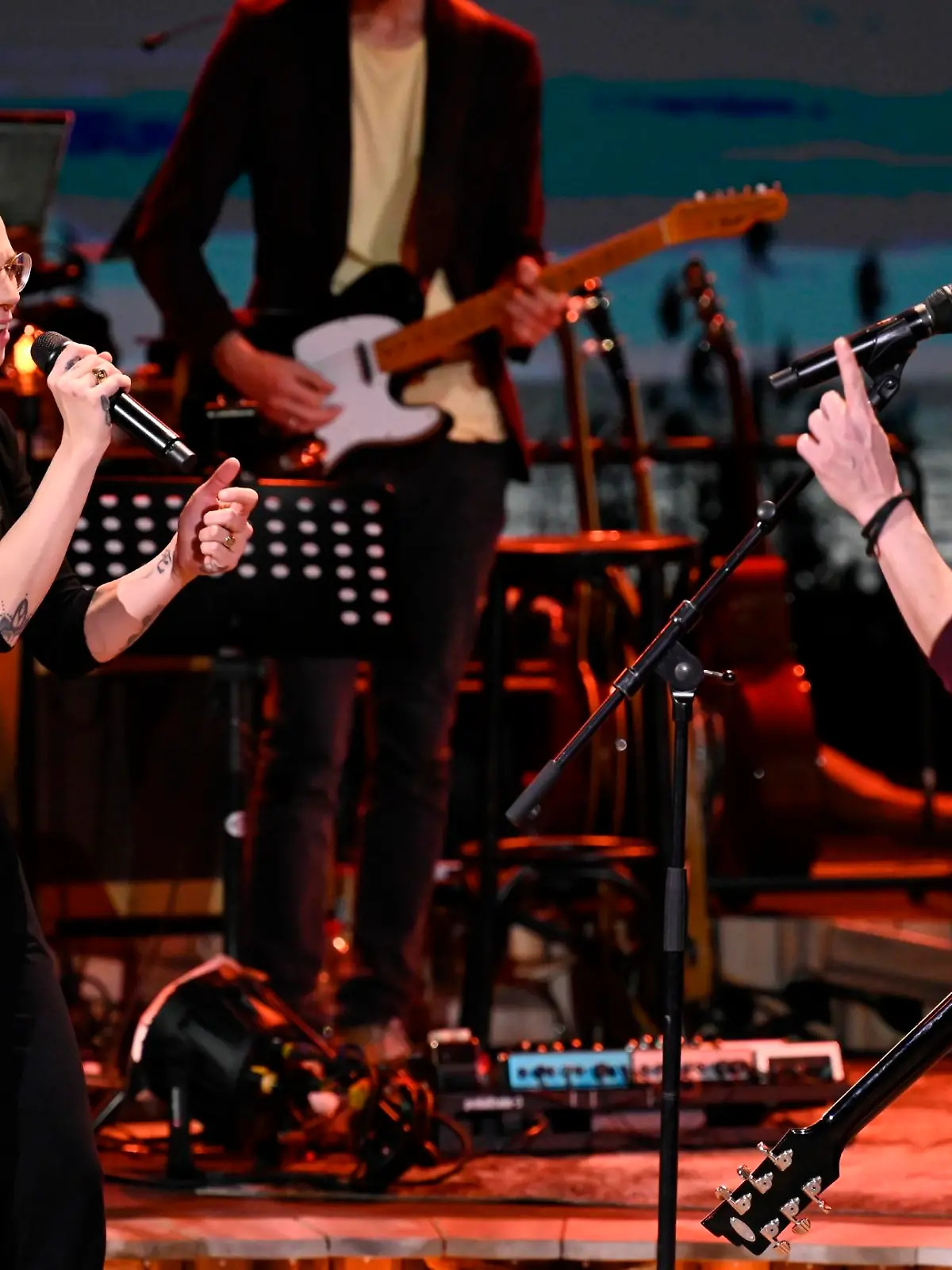 Stefanie Heinzmann und Johannes Oerding im Duett