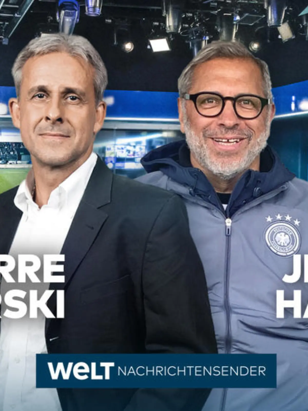 Auch Jimmy Hartwig und Pierre Littbarski kommentieren die Fußball-EM