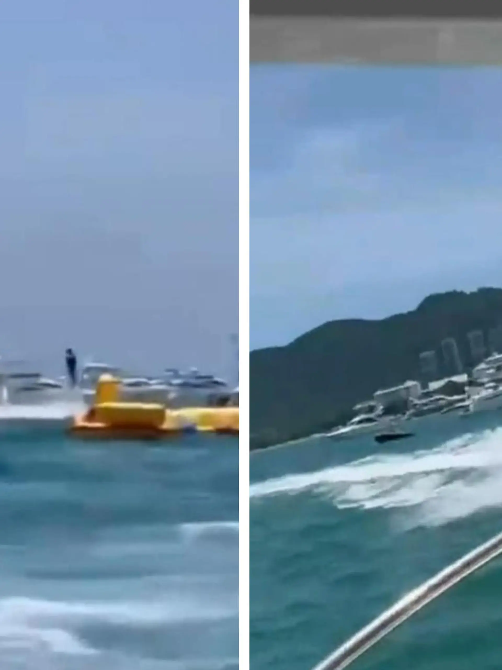 Dieses herrenlose Speedboat sorgte in einem chinesischen Yachthafen für Angst und Schrecken! Vor der Küste der südchinesischen Insel Hainan kam es zu einem skurrilen Unfall, bei dem ein Motorboot mehrere Yachten rammte.