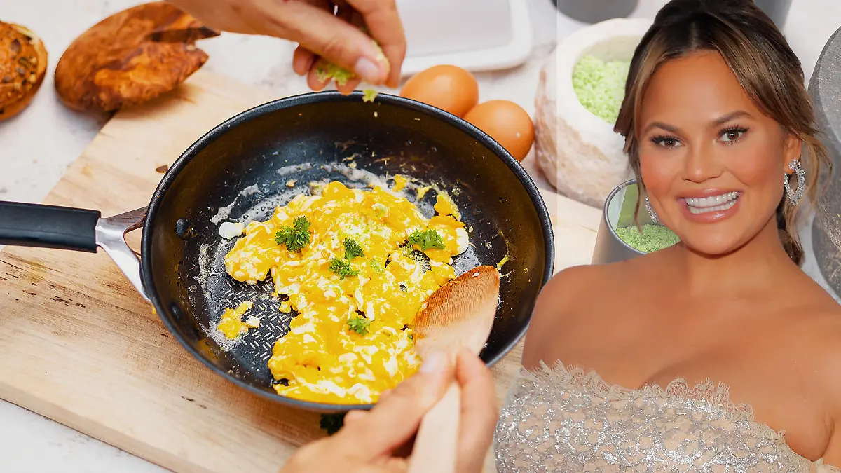 So funktioniert das leckere Rührei von US-Model Chrissy Teigen.