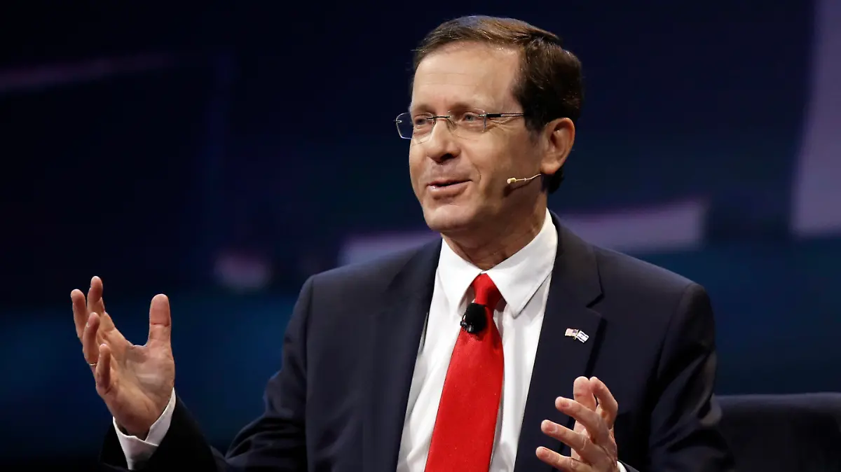 ARCHIV - 27.03.2017, USA, Washington: Izchak Herzog spricht auf der AIPAC Policy Conference. Israels Parlament wählt am Mittwoch einen neuen Staatspräsidenten. Ein Kandidat ist der frühere Oppositionsführer Izchak Herzog. (zu dpa Präsidentenwahl in Israel: Zwei Kandidaten für Rivlins Nachfolge) Foto: Manuel Balce Ceneta/AP/dpa +++ dpa-Bildfunk +++