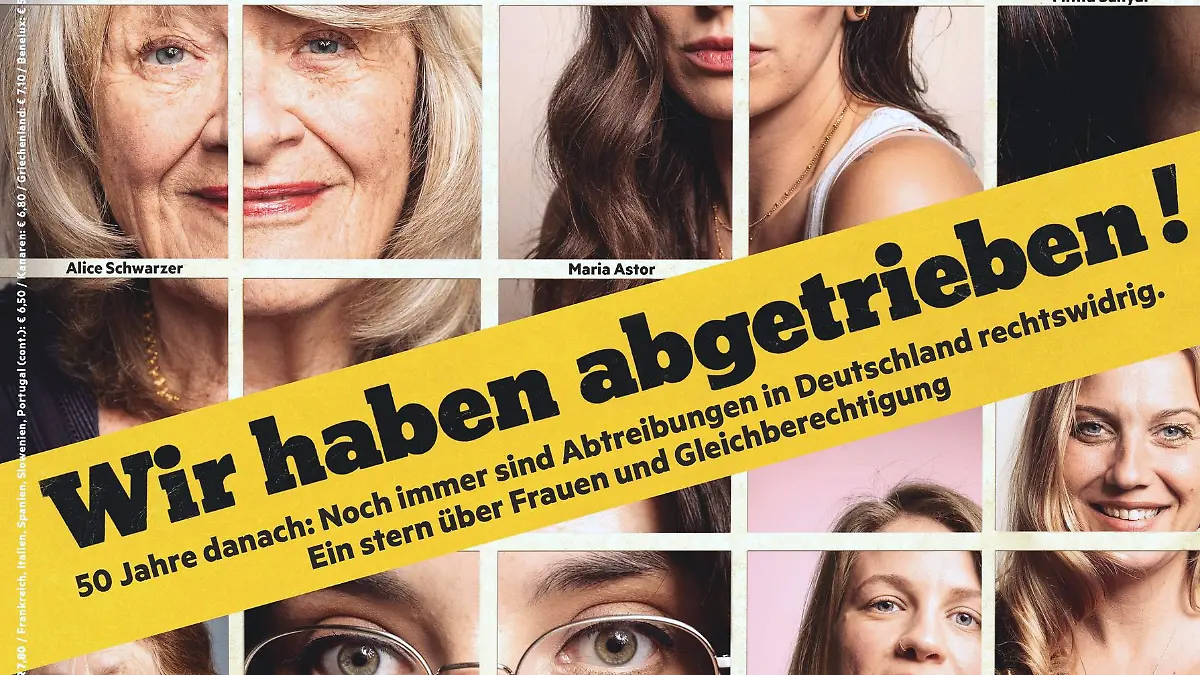 "Stern"-Ausgabe mit dem Titel "Wir haben abgetrieben"