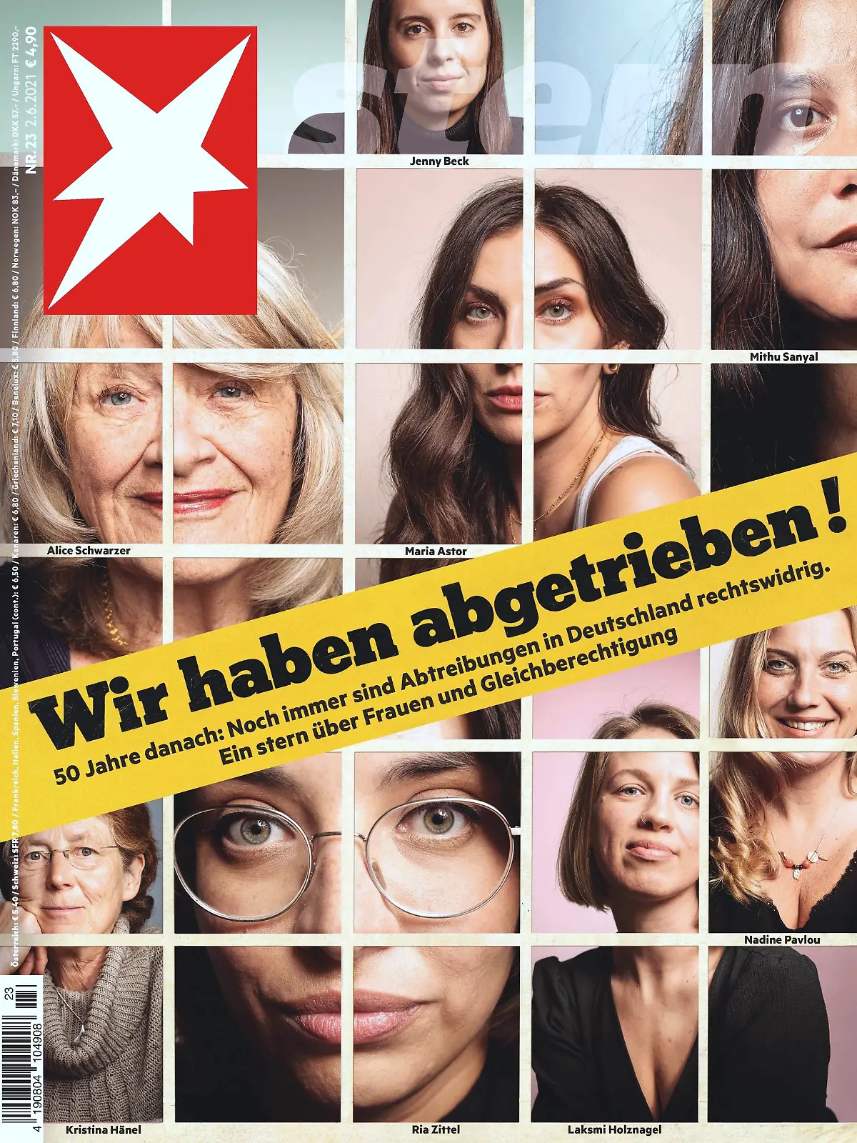 "Stern"-Ausgabe mit dem Titel "Wir haben abgetrieben"
