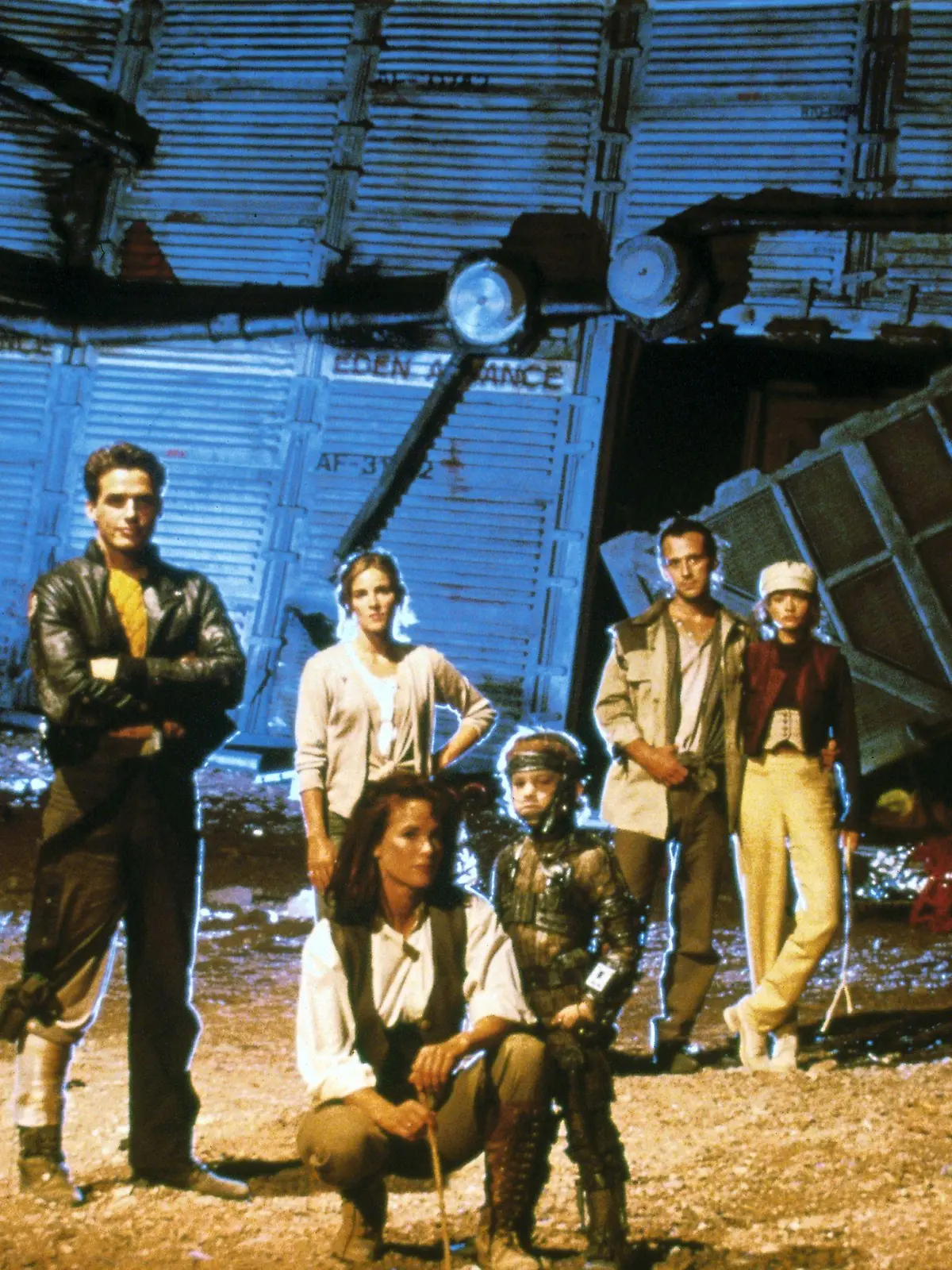 (v.l.) Yale (Sullivan Walker), Alonzo Solace (Antonio Sabato Jr.), Dr. Julia Heller (Jessica Steen), Devon Adair (Debrah Farentino), Ulysses Adair (Joseph P. Zimmermann), Morgan Martin (John Gegenhuber), Bess Martin (Rebecca Gayheart), John Danzinger (Clancy Brown), True Danzinger (J. Madison Wright)