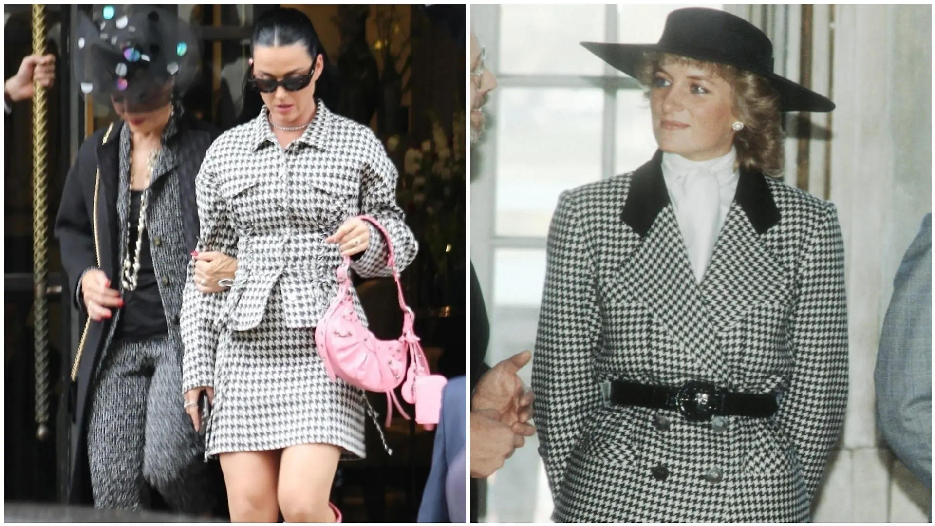 Katy Perry am 7. Mai 2023 bei Charles' Krönung und Lady Diana 1987 in München.