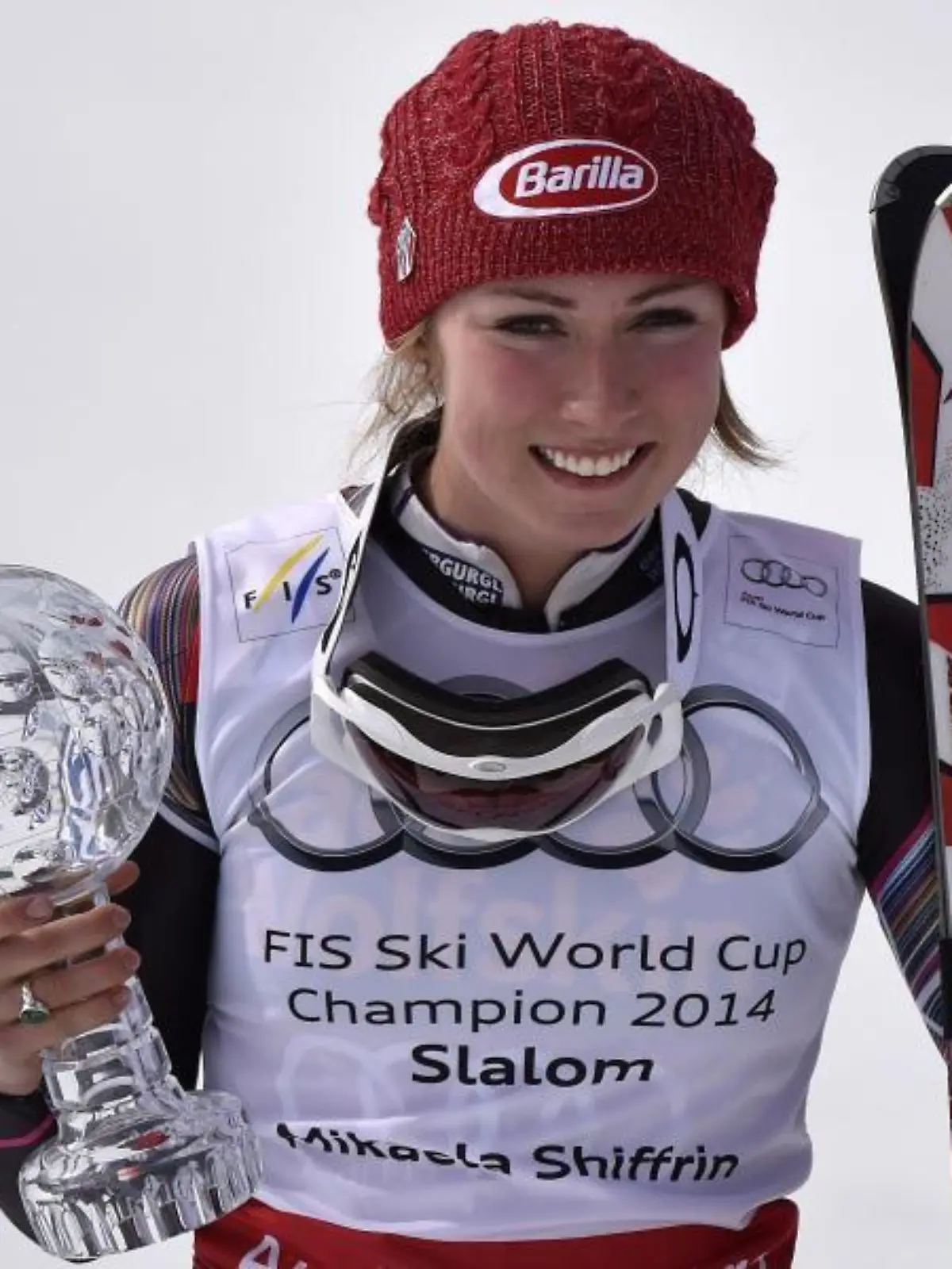 Mikaela Shiffrin hat auch den letzten Slalom der Saison gewonnen. Foto: Peter Schneider