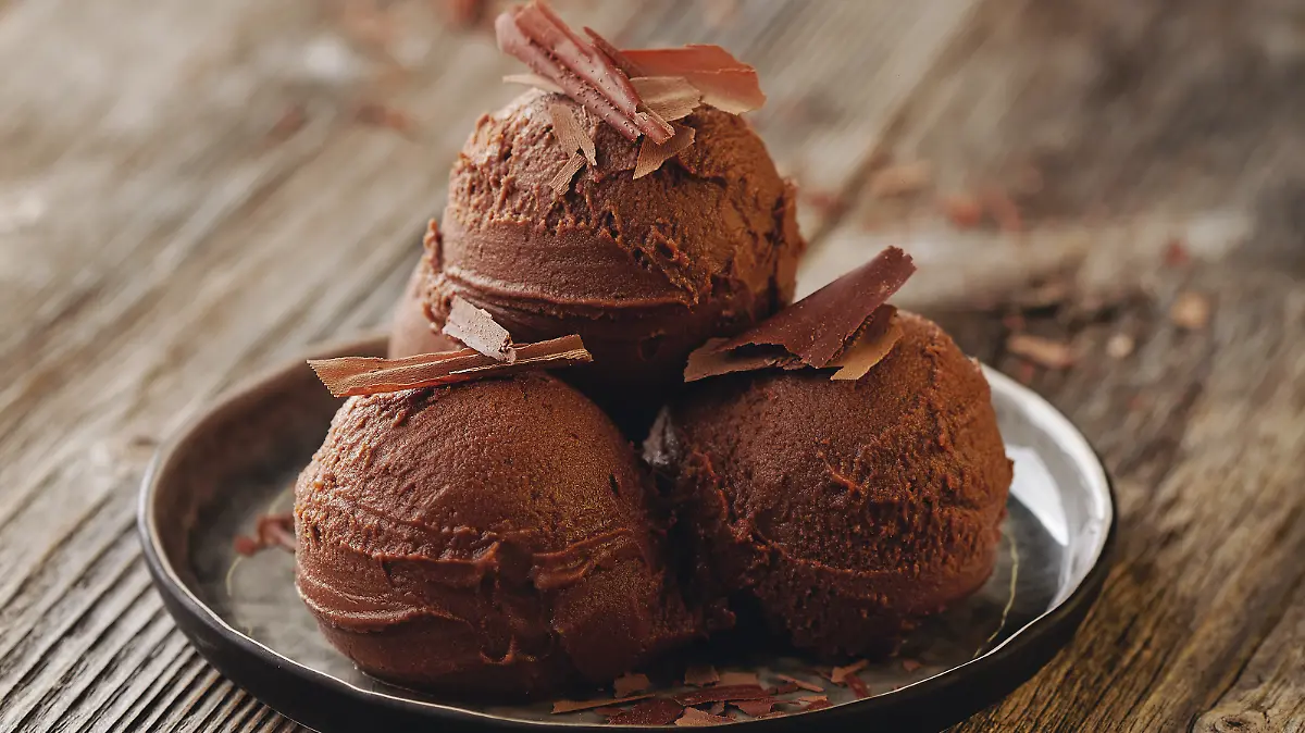 Schokoladen-Sorbet hat eine besonders schokoladige Note