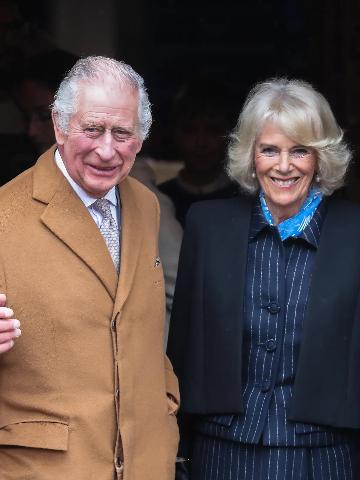 *NO UK PRINT/WEB* King Charles III, accompanied by Camilla Queen Consort, visits the Talbot Yard Food Court in Malton where they met owners and staff from the six artisan food producers, including a butcher, baker, gelataria, coffee roastery, distillery and a macaroon maker.
Pictured: King Charles III,Camilla Queen Consort,Camilla Parker-Bowles
Ref: SPL5535798 050423 NON-EXCLUSIVE
Picture by: John Rainford / SplashNews.com



World Rights, No United Kingdom Rights
