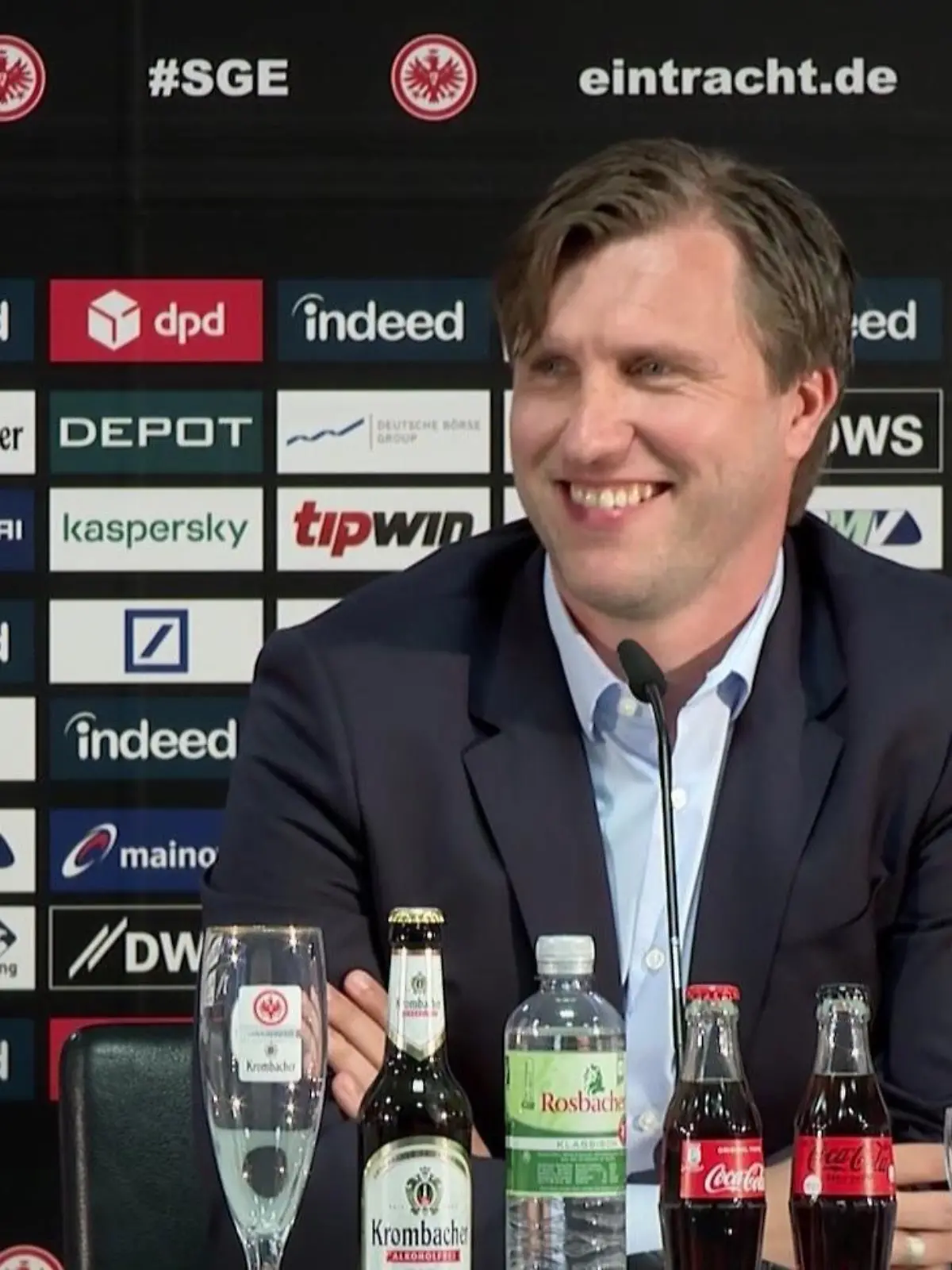 Markus Krösche freut sich über seinen Start bei Eintracht Frankfurt