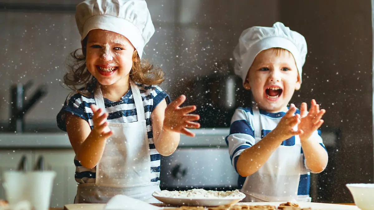 Kinder in der Küche - sie können schön eine Menge