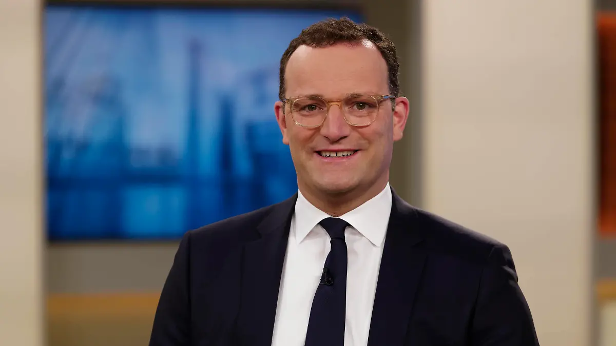 Jens Spahn 2021-05-0, Deutschland, Berlin - Jens Spahn CDU, Bundesgesundheitsminister, zu Gast bei Anne Will im Ersten. Thema in der ARD-Politiktalkrunde: Das große Impfversprechen - wo steht Deutschland im zweiten Pandemie-Sommer *** Jens Spahn 2021 05 0, Germany, Berlin Jens Spahn CDU , Federal Minister of Health, as a guest on Anne Will in the First Topic in the ARD Politiktalkrunde The great vaccination promise where is Germany in the second pandemic summer