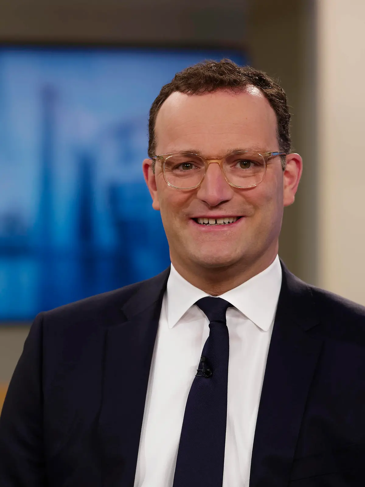  Jens Spahn 2021-05-0, Deutschland, Berlin - Jens Spahn CDU, Bundesgesundheitsminister, zu Gast bei Anne Will im Ersten. Thema in der ARD-Politiktalkrunde: Das große Impfversprechen - wo steht Deutschland im zweiten Pandemie-Sommer *** Jens Spahn 2021 05 0, Germany, Berlin Jens Spahn CDU , Federal Minister of Health, as a guest on Anne Will in the First Topic in the ARD Politiktalkrunde The great vaccination promise where is Germany in the second pandemic summer