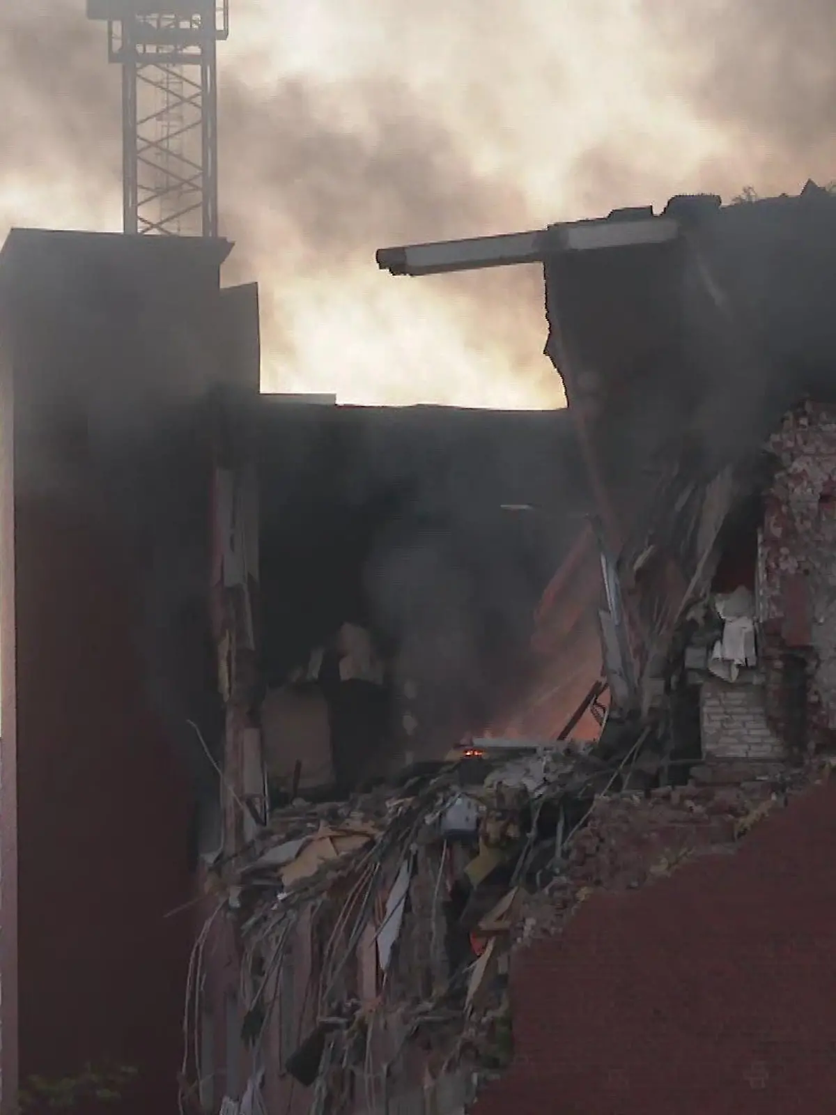 Explosion in Wohngebäude in Hamburg-Barmbek