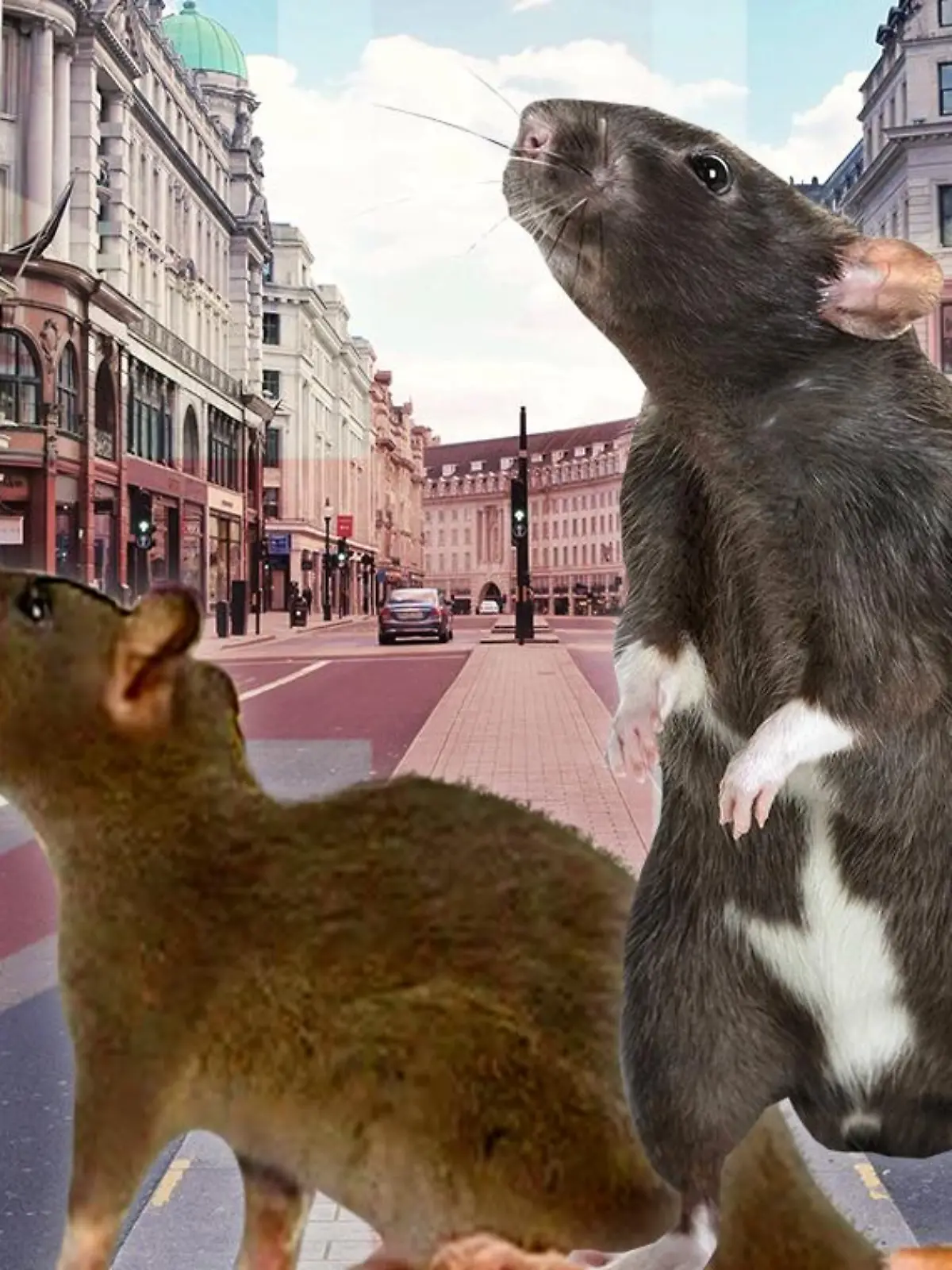Riesen Ratten in England