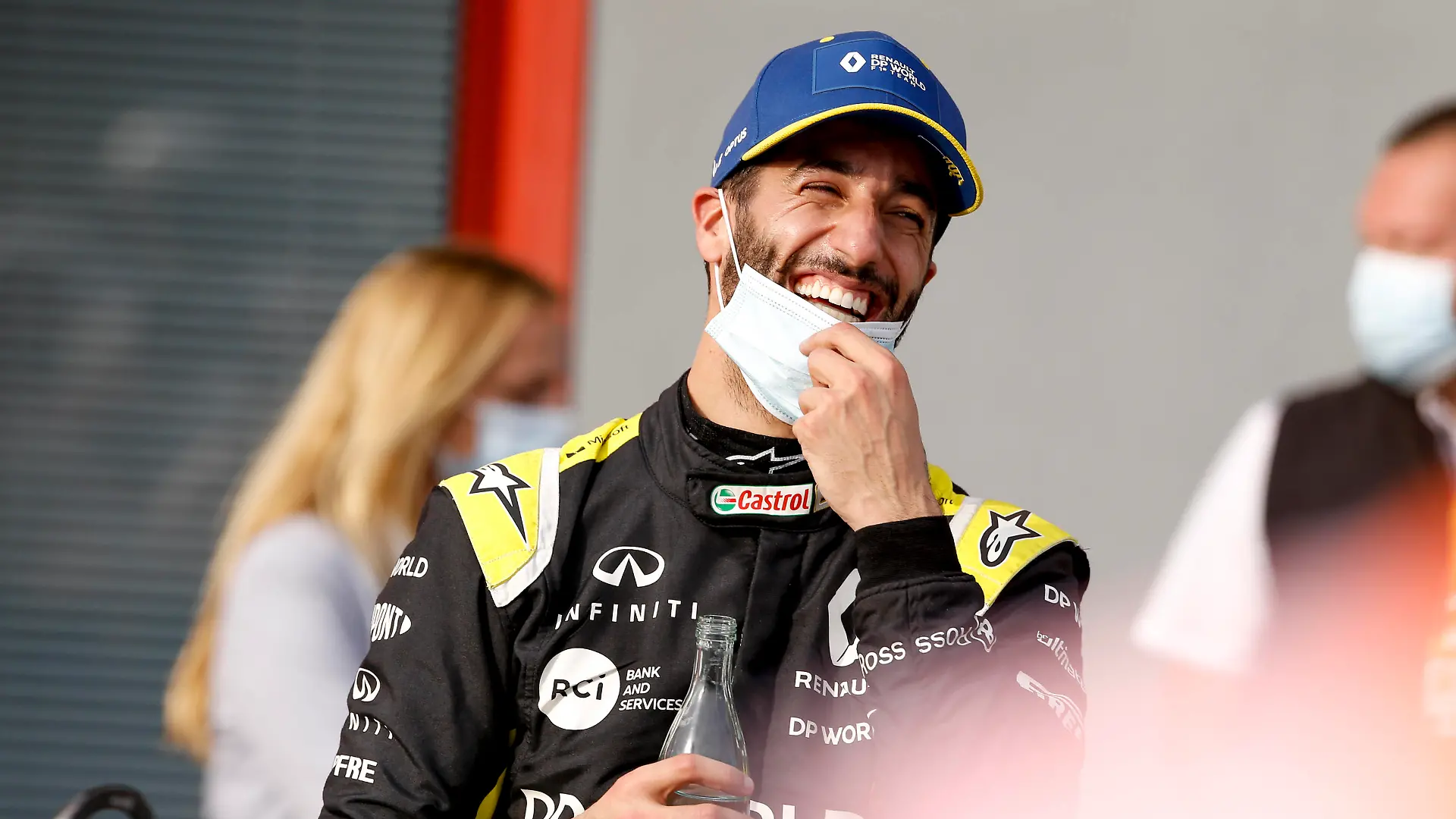  Motorsports: FIA Formula One World Championship, WM, Weltmeisterschaft 2020, Grand Prix of Emilia Romagna, 3 Daniel Ricciardo AUS, Renault DP World F1 Team, Imola Italy *** Motorsports FIA Formula One World Championship 2020, Grand Prix of Emilia Romagna, 3 Daniel Ricciardo AUS, Renault DP World F1 Team , Imola Italy