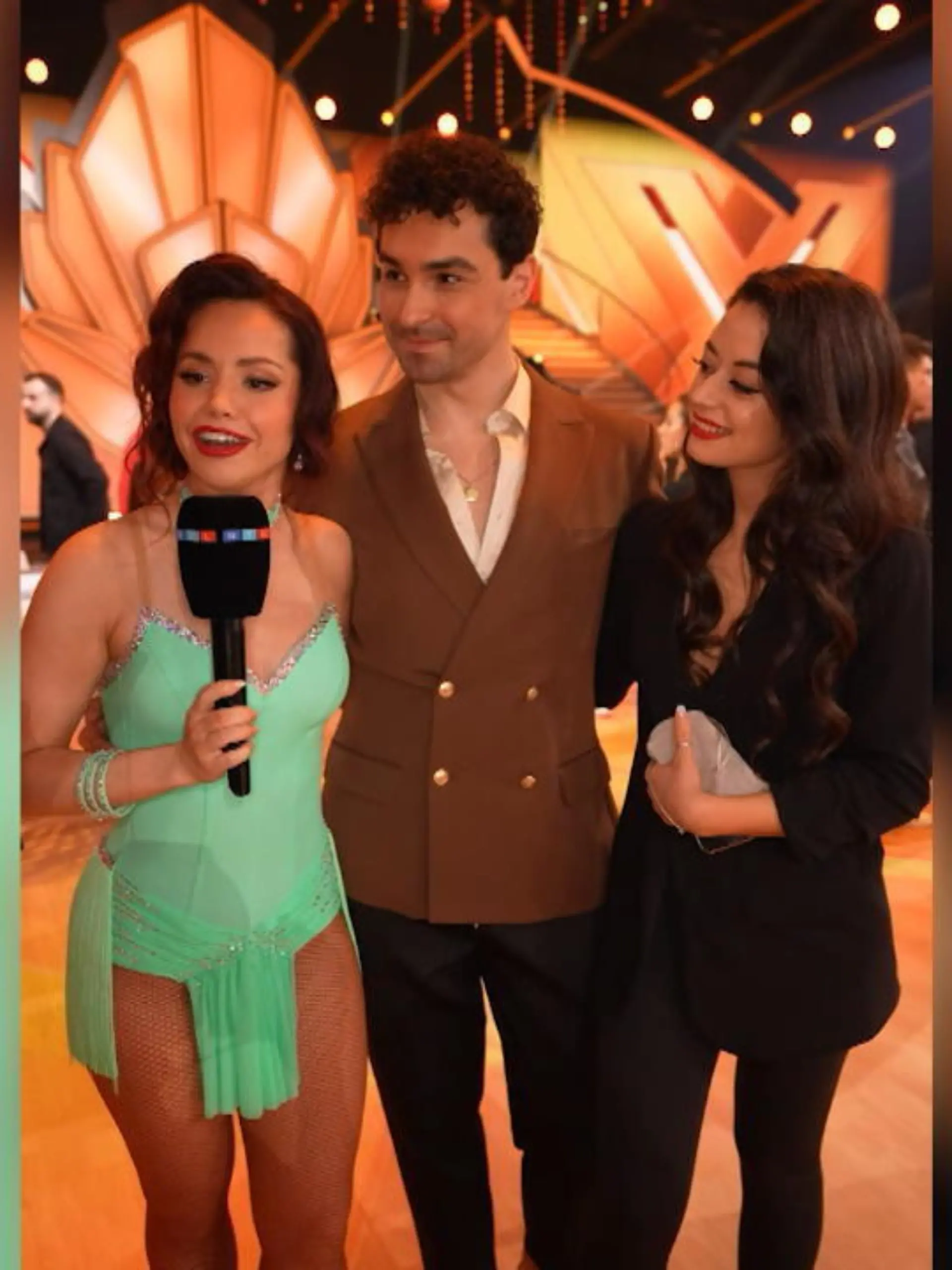 Christina Luft, Andrzej Cibis und Malika Dzumaev