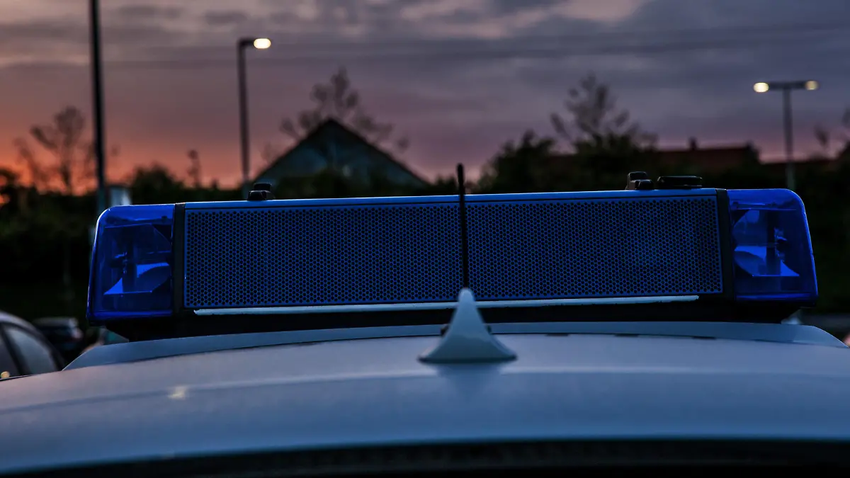 Polizeieinsatz in der Nacht