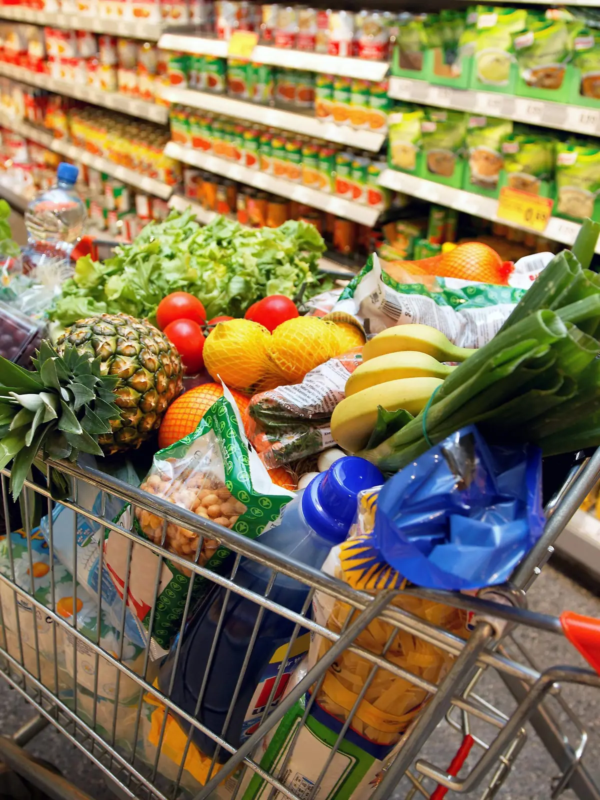 Einkaufswagen Supermarkt