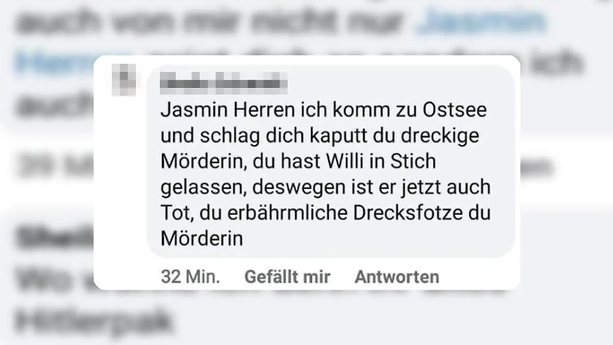 Facebook-Drohung gegen Jasmin Herren