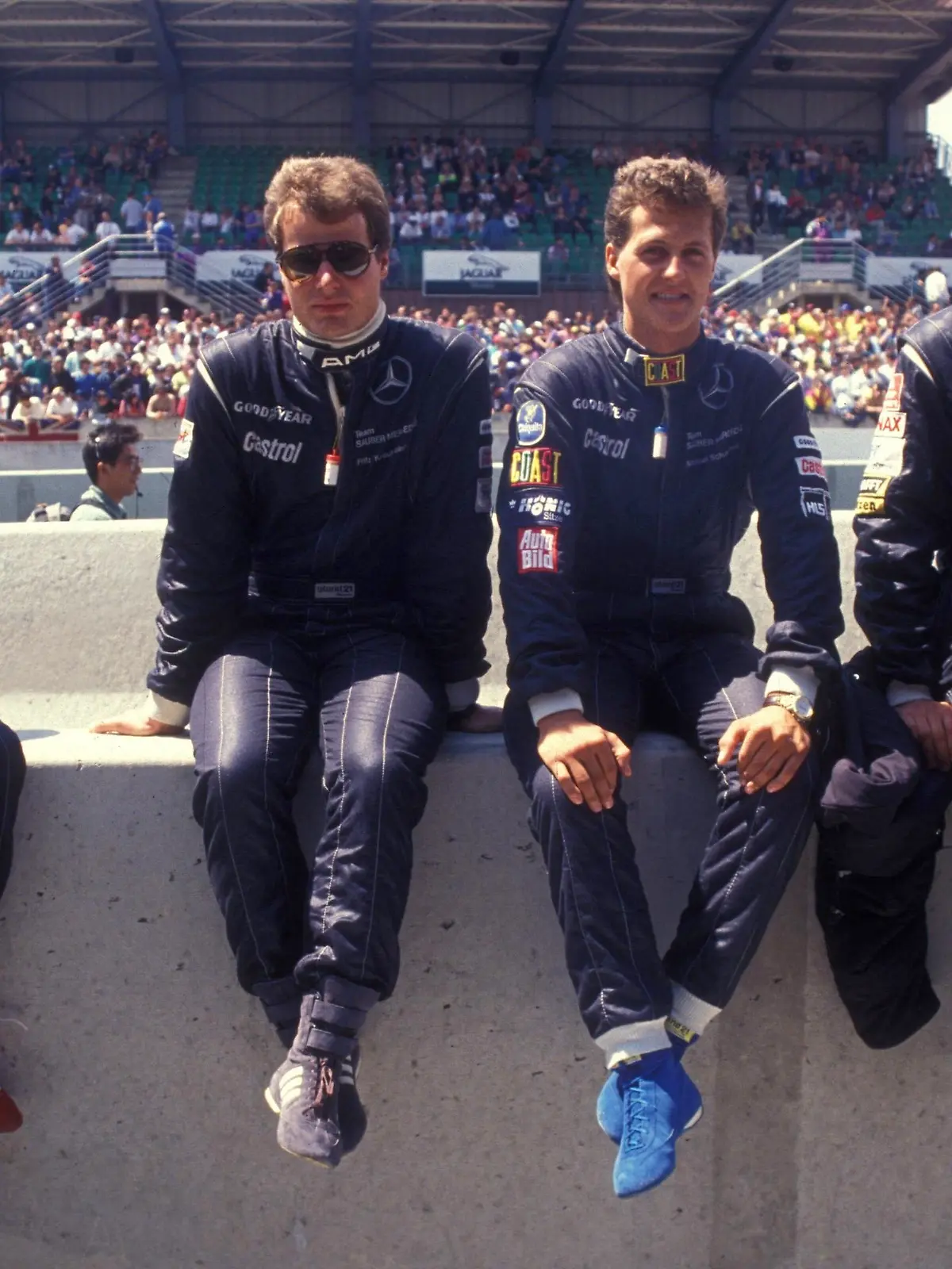 Michael Schumacher und Karl Wendlinger