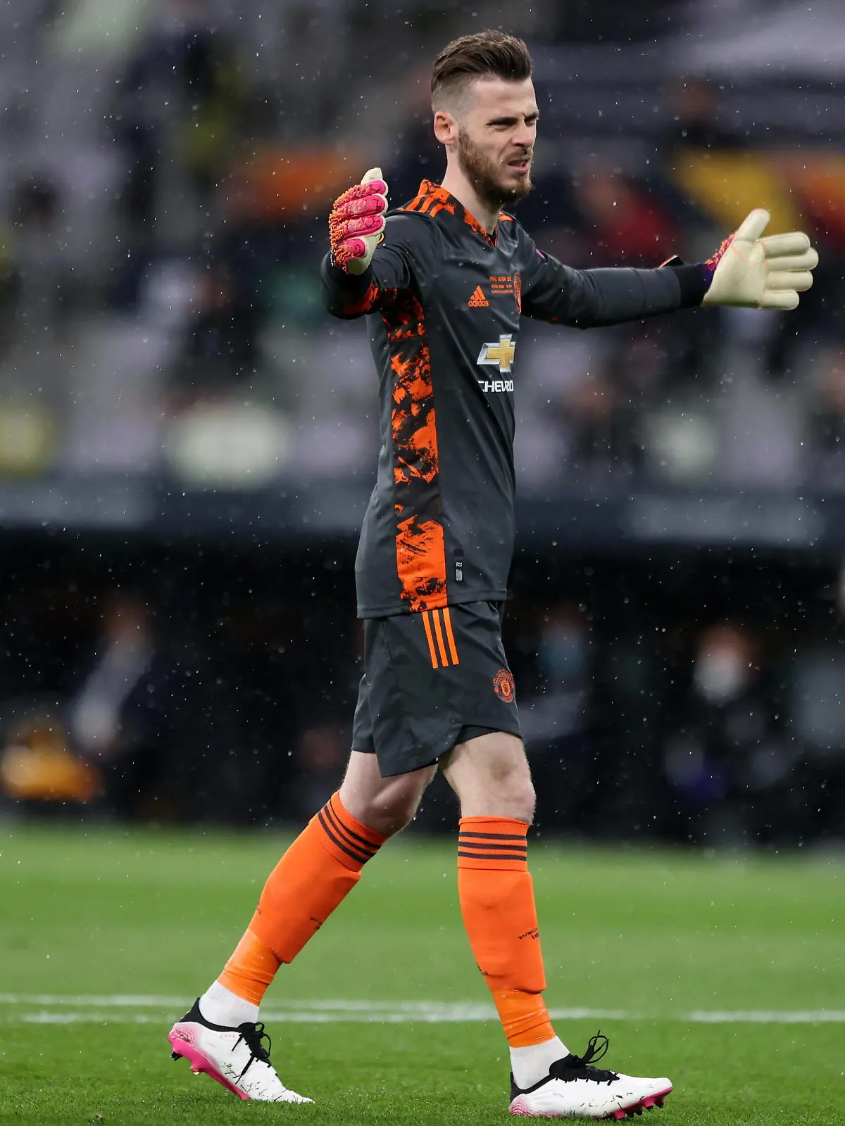  GDANSK 26.05.2021 FINALOWY MECZ LIGA EUROPY SEZON 2020/21 --- UEFA EUROPA LEAGUE FINAL MATCH: VILLARREAL CF - Manchester United, ManU FC DAVID DE GEA FOT. PIOTR KUCZA/FOTOPYK / NEWSPIX.PL --- Newspix.pl PUBLICATIONxNOTxINxPOL 210526PYK0042