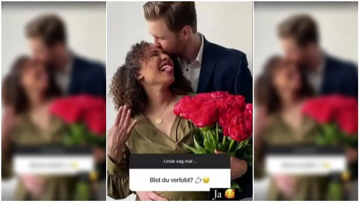 So verkündet Linda ihre Verlobung