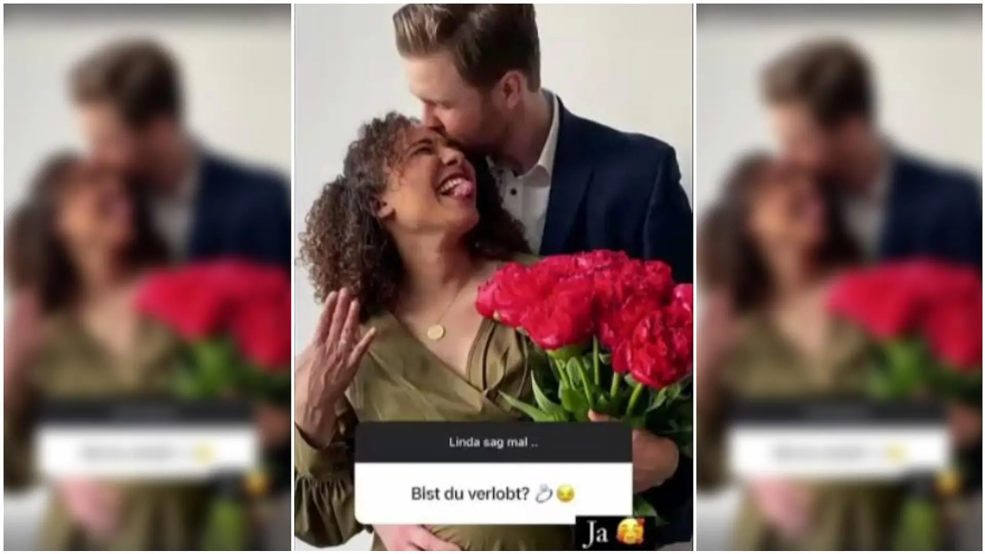 So verkündet Linda ihre Verlobung