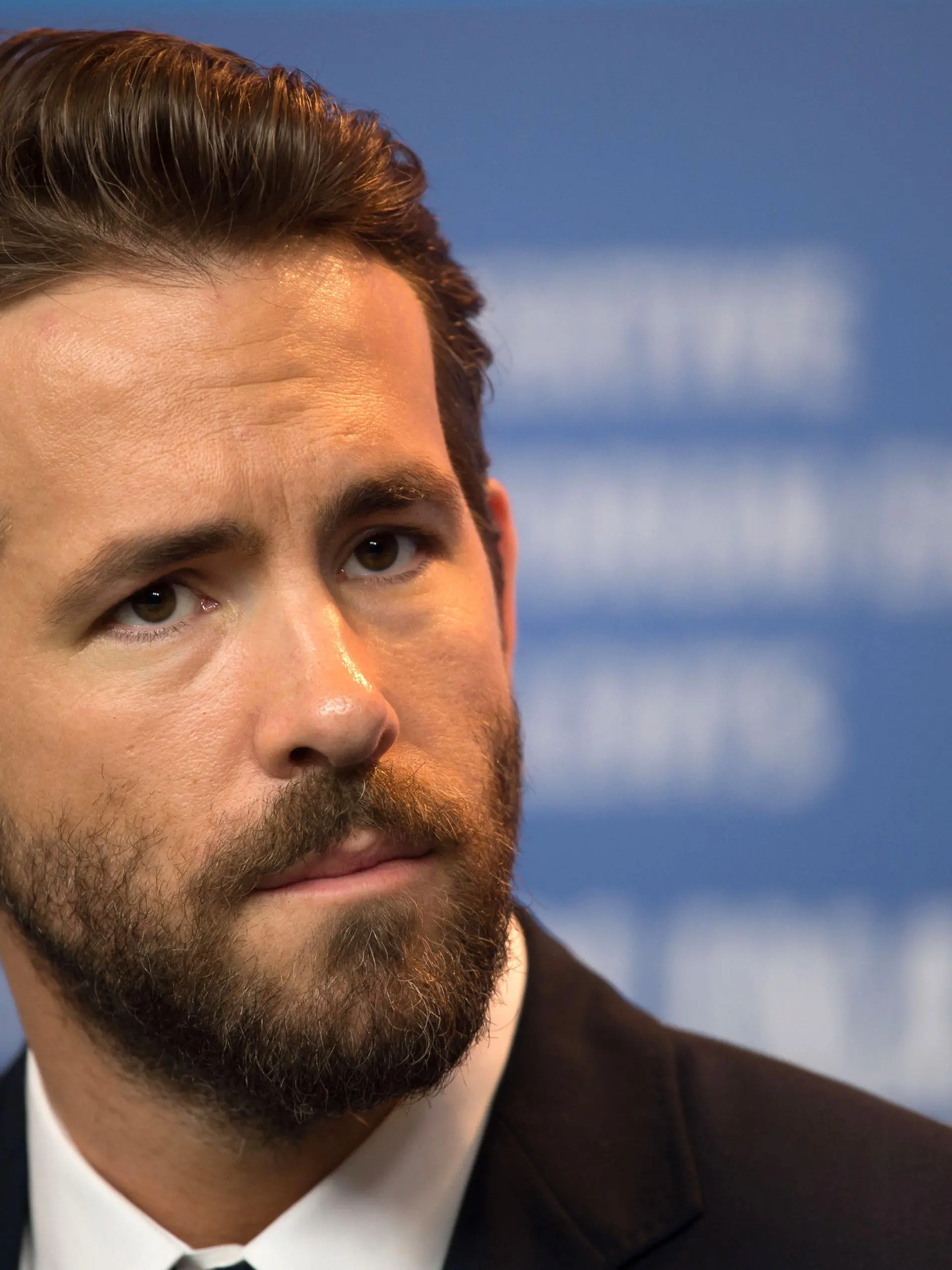 ARCHIV - Schauspieler Ryan Reynolds, aufgenommen am 09.02.2015 in Berlin während der 65. Internationalen Filmfestspiele bei der Pressekonferenz für «Woman in Gold». (zu dpa "Stuntfrau auf Set von «Deadpool 2» tödlich verunglückt" vom 15.08.2017) Foto: Tim Brakemeier/dpa +++(c) dpa - Bildfunk+++