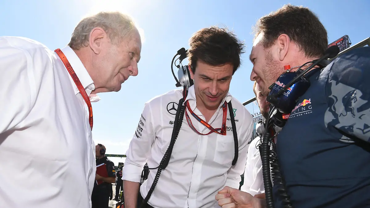 Helmut Marko, Toto Wolff, Christian Horner
