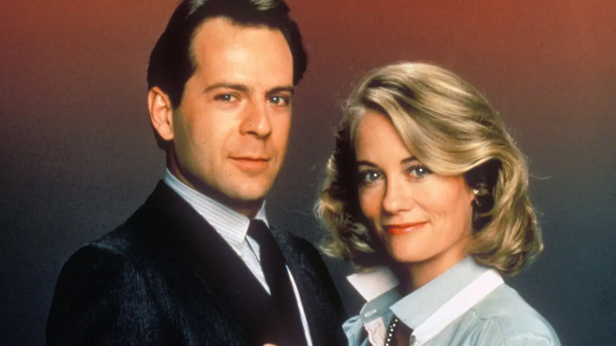 Madelyn "Maddie" Hayes (Cybill Shepherd) und David Addison (Bruce Willis)