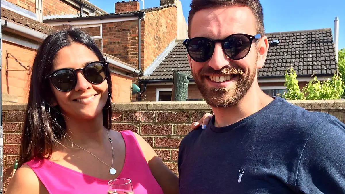 Natasha Prayag und ihr Freund leben normalerweise ohne Fuchs in London.