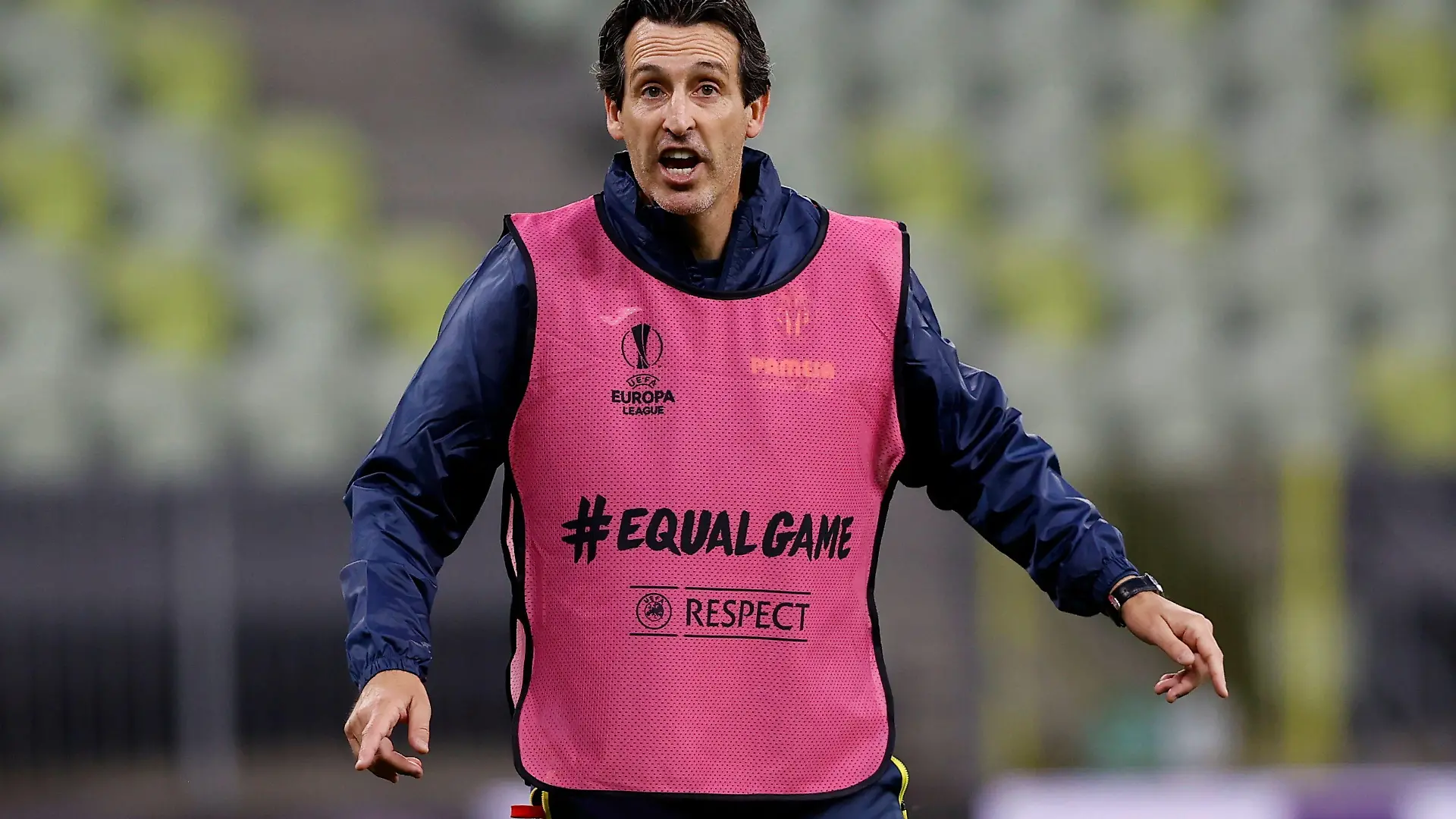 Soccer Football - Europa League Final - Villarreal Training - Stadion Energa Gdansk, Gdansk, Poland - May 25, 2021 Villarreal coach Unai Emery during training REUTERS/Kacper Pempel