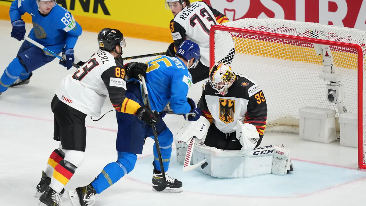 Eishockey-WM: Kasachstan schlägt Deutschland