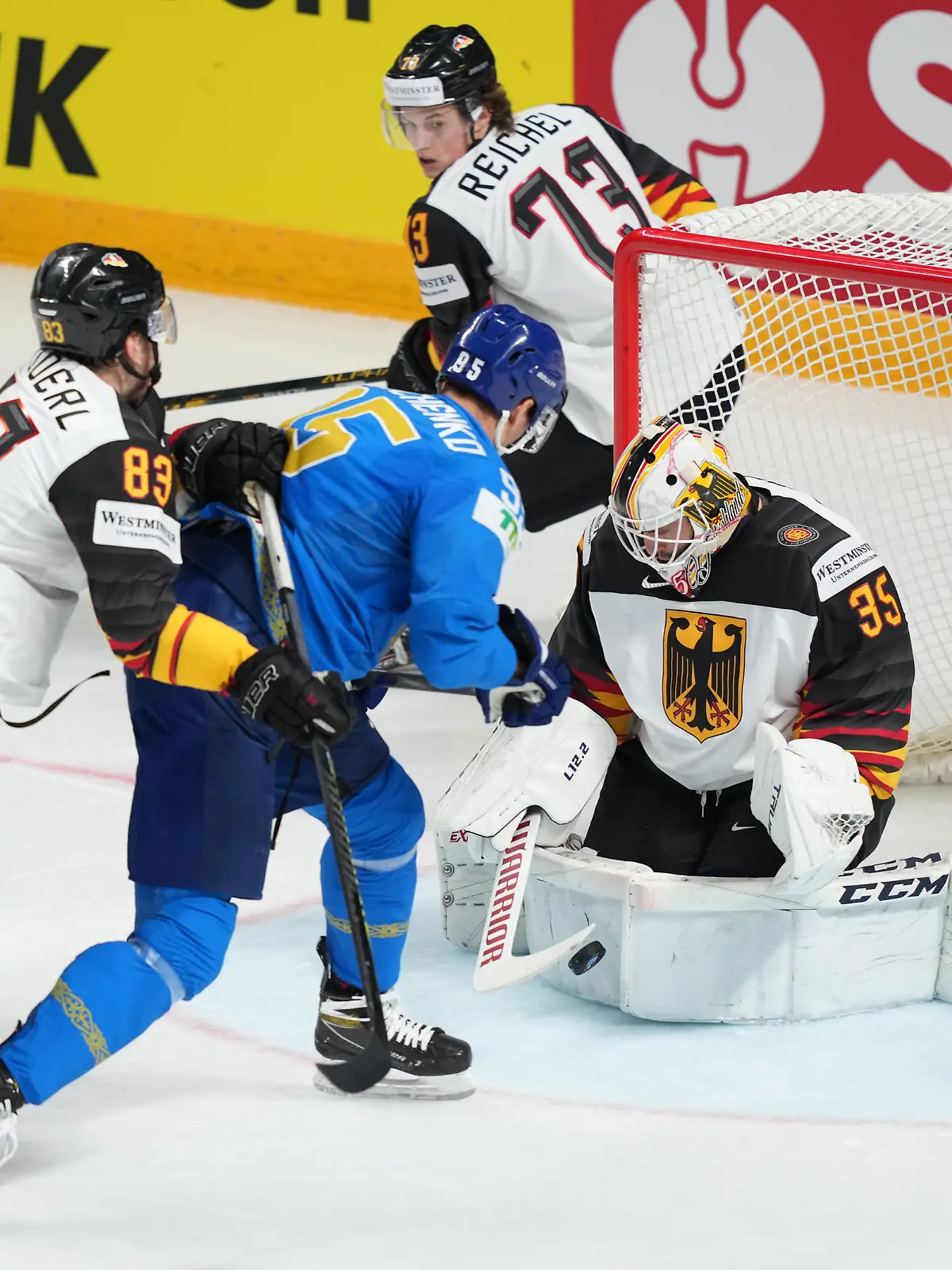 Eishockey-WM: Kasachstan schlägt Deutschland
